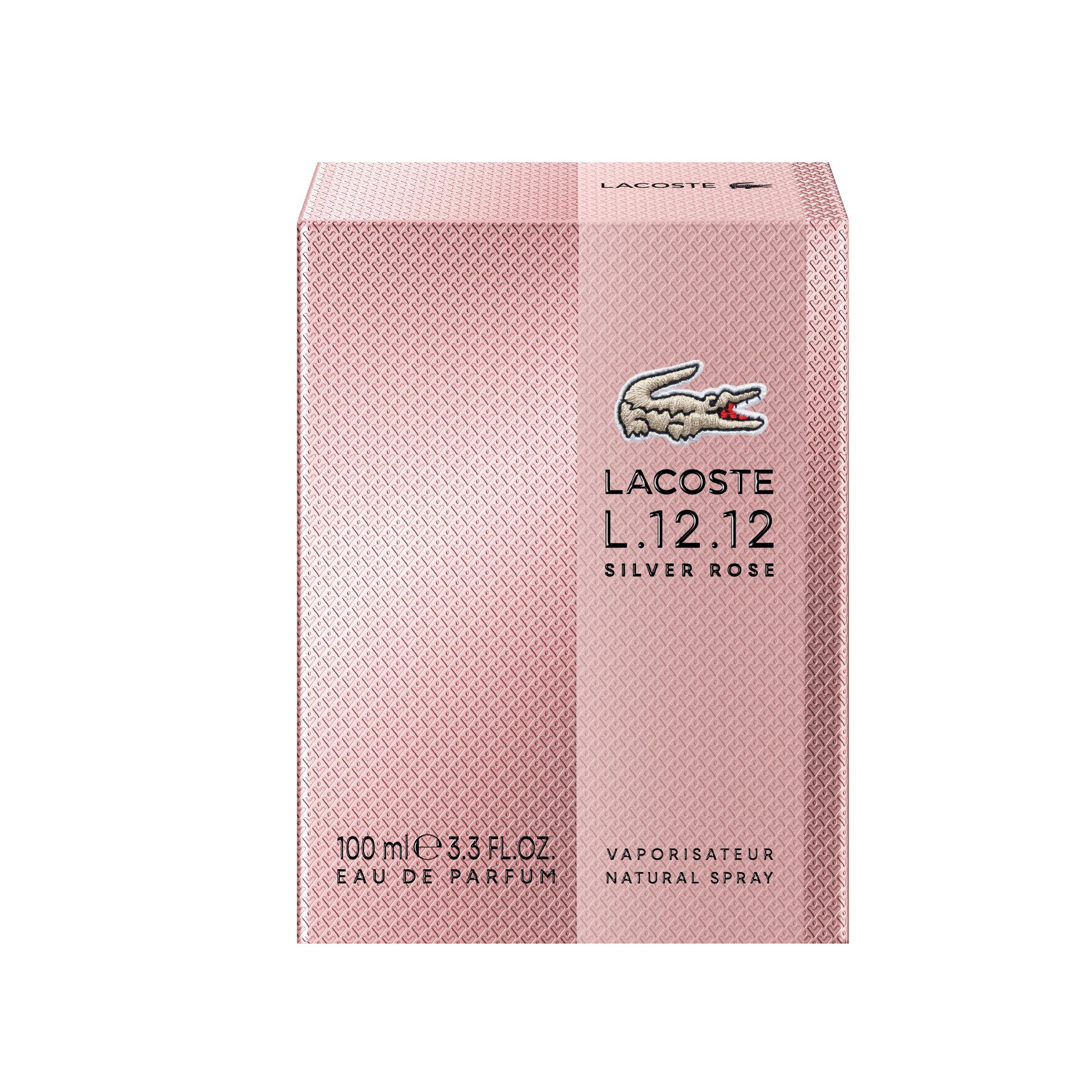 Lacoste L.12.12 Silver Rose EDP Spray 100ml - Image 3