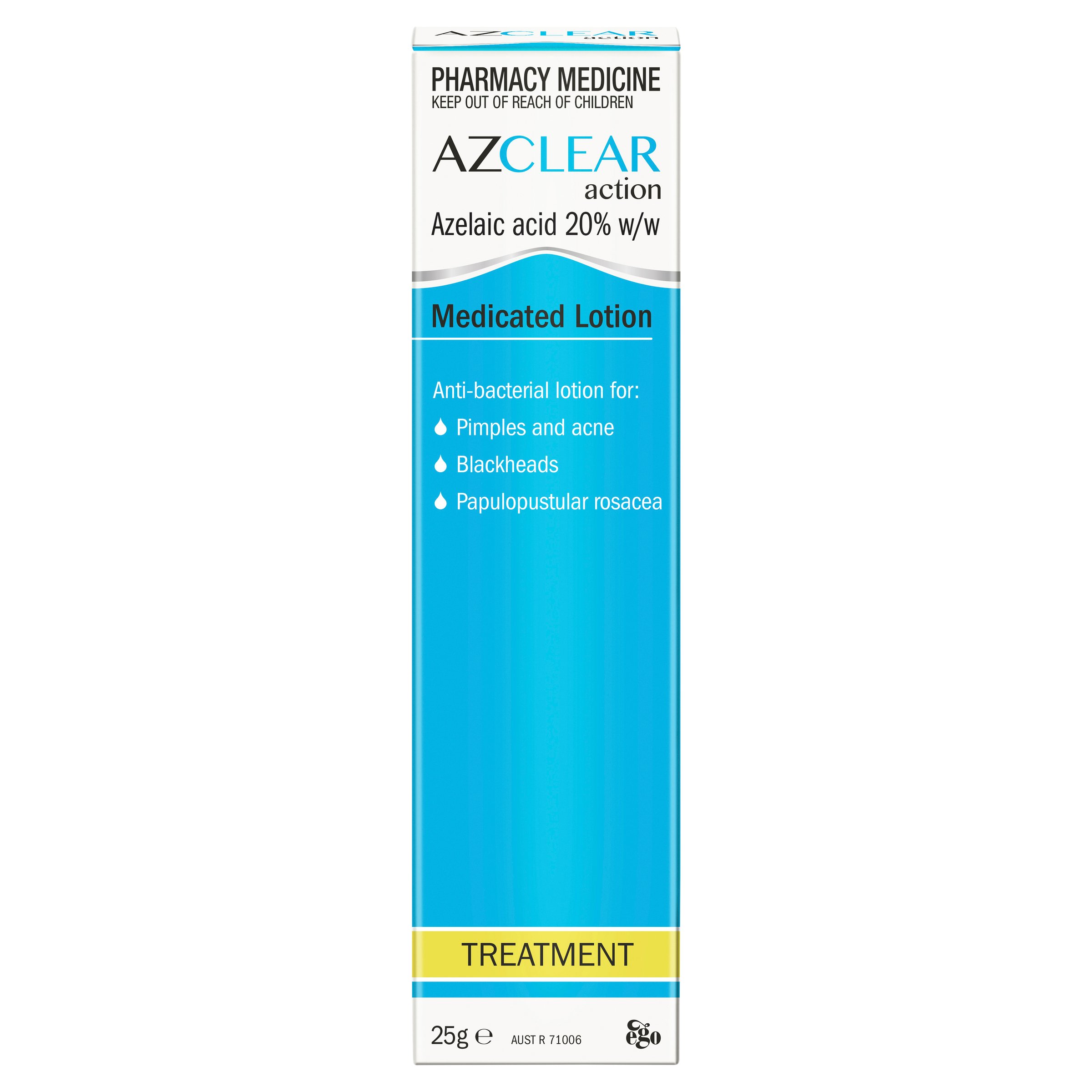 Ego Azclear Medicated Action Lotion 25g - Image 2
