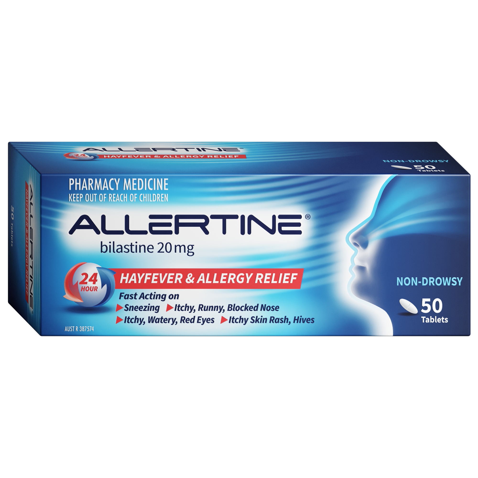 Allertine Bilastine 20mg - 50 tablets - Image 3