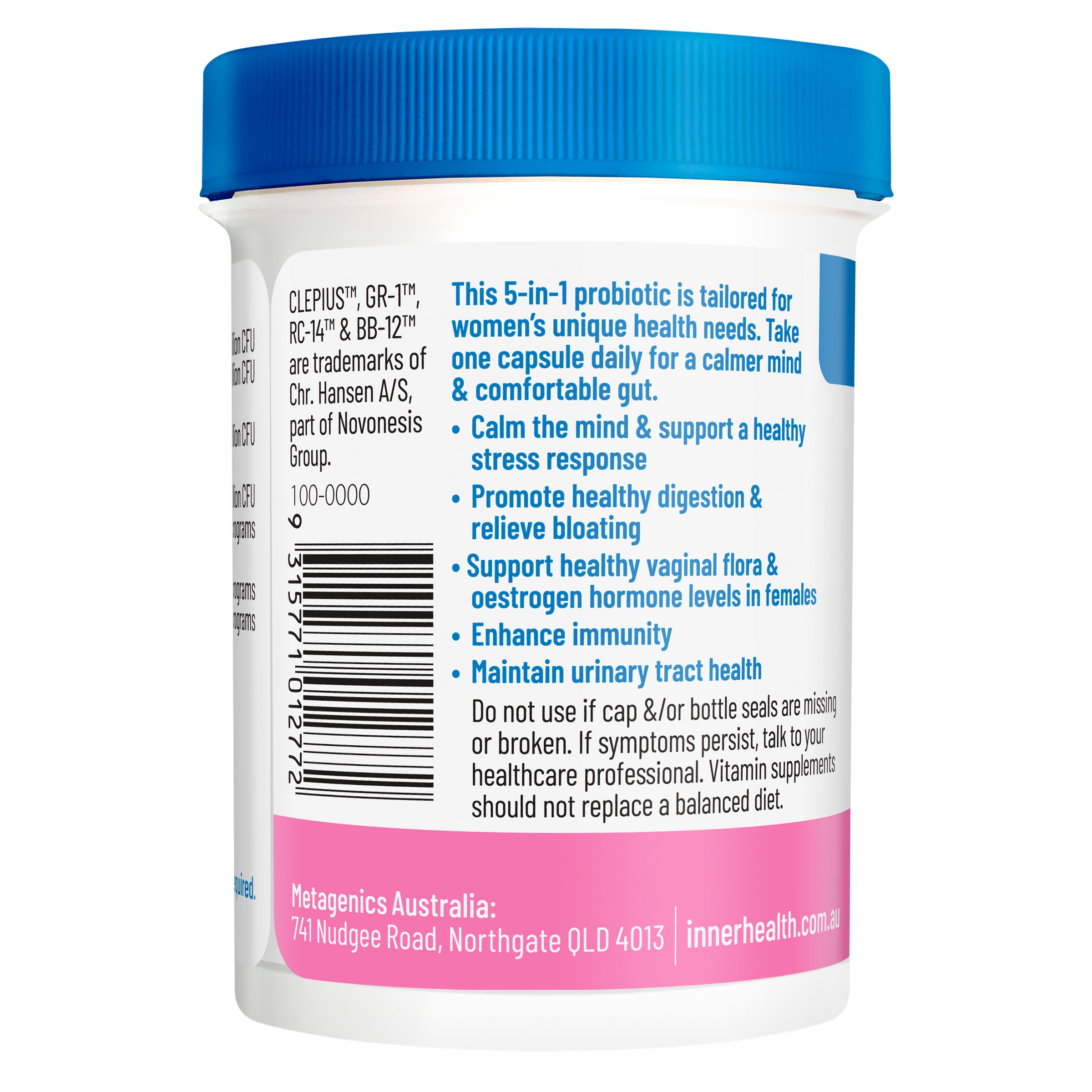 Inner Health Women's 5-In-1 Probiotic 30 capsules - Image 3