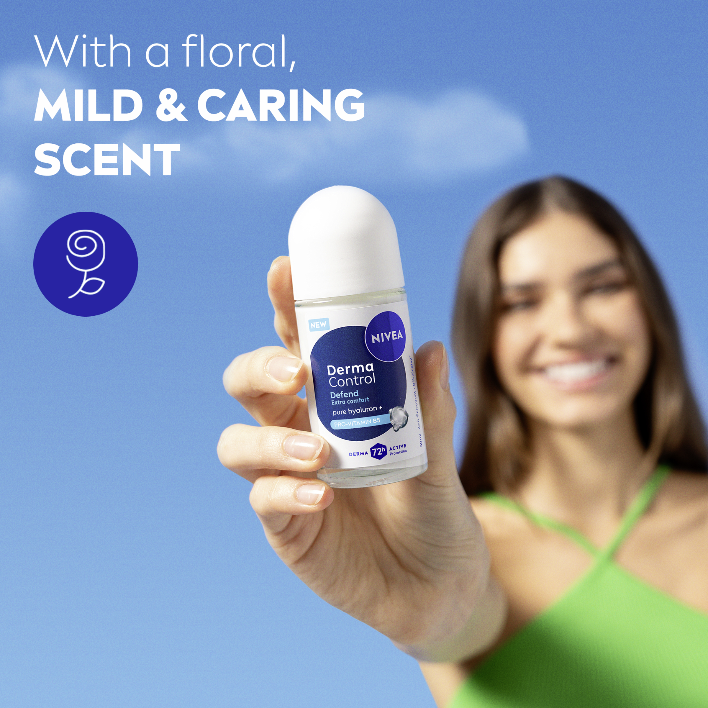 Nivea Deodorant Roll On Derma Control Defend 50ml - Image 4