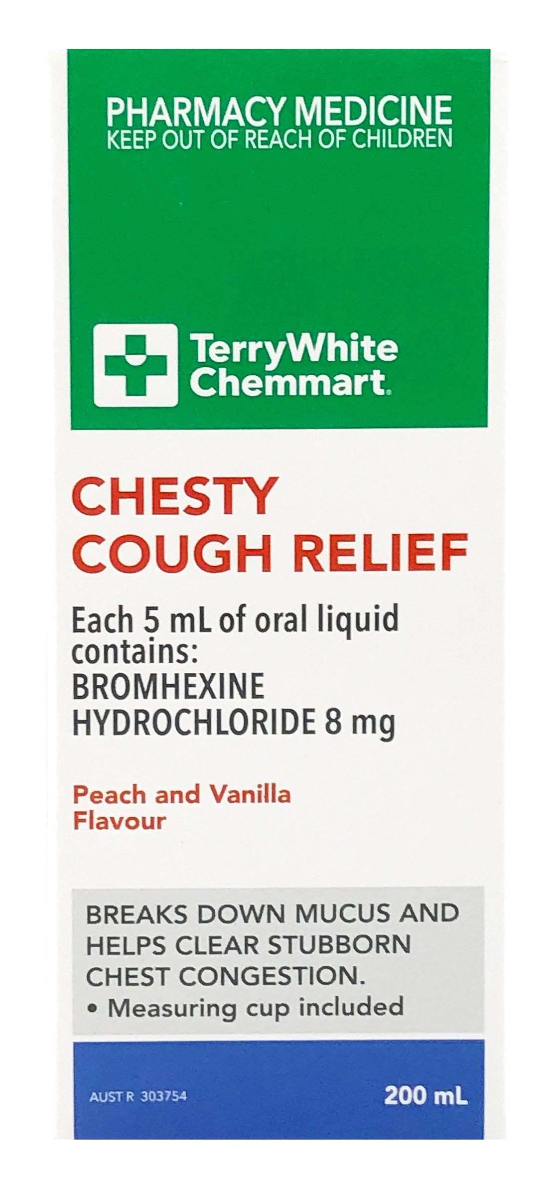 TerryWhite Chemmart Chesty Cough Relief Forte 200ml - Image 2
