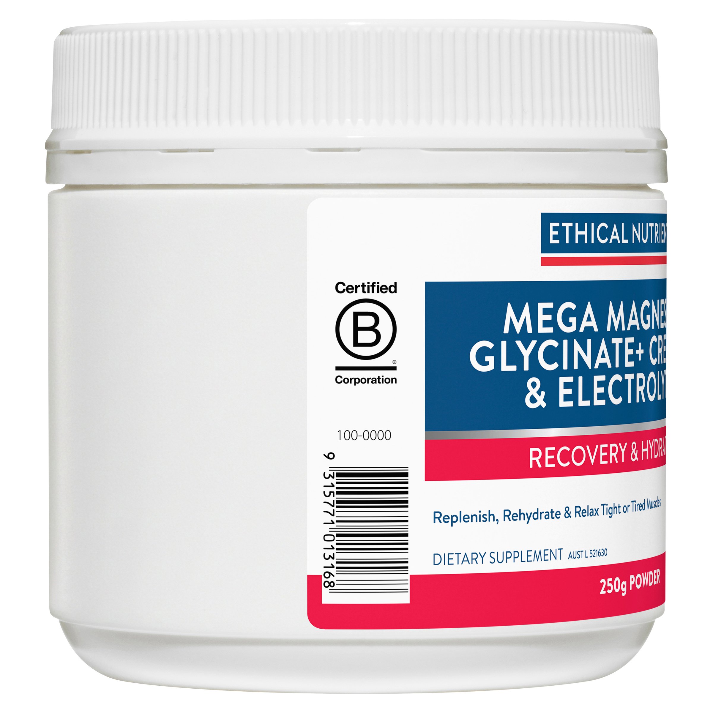 Ethical Nutrients Mega Magnesium Glycinate+ Creatine & Electrolytes 250g - Image 4