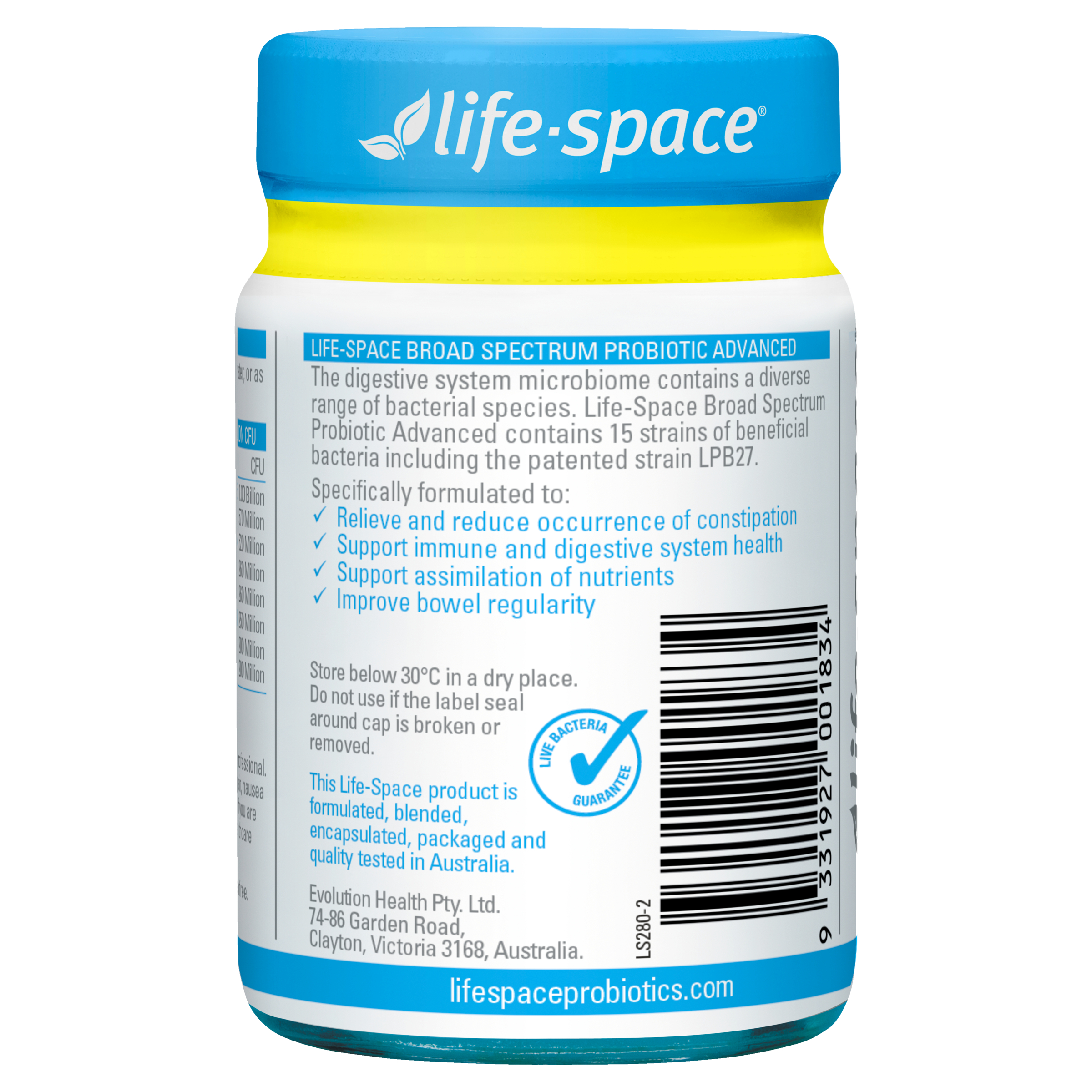 Life-Space Broad Spectrum Probiotic Advanced 90 capsules - Image 2