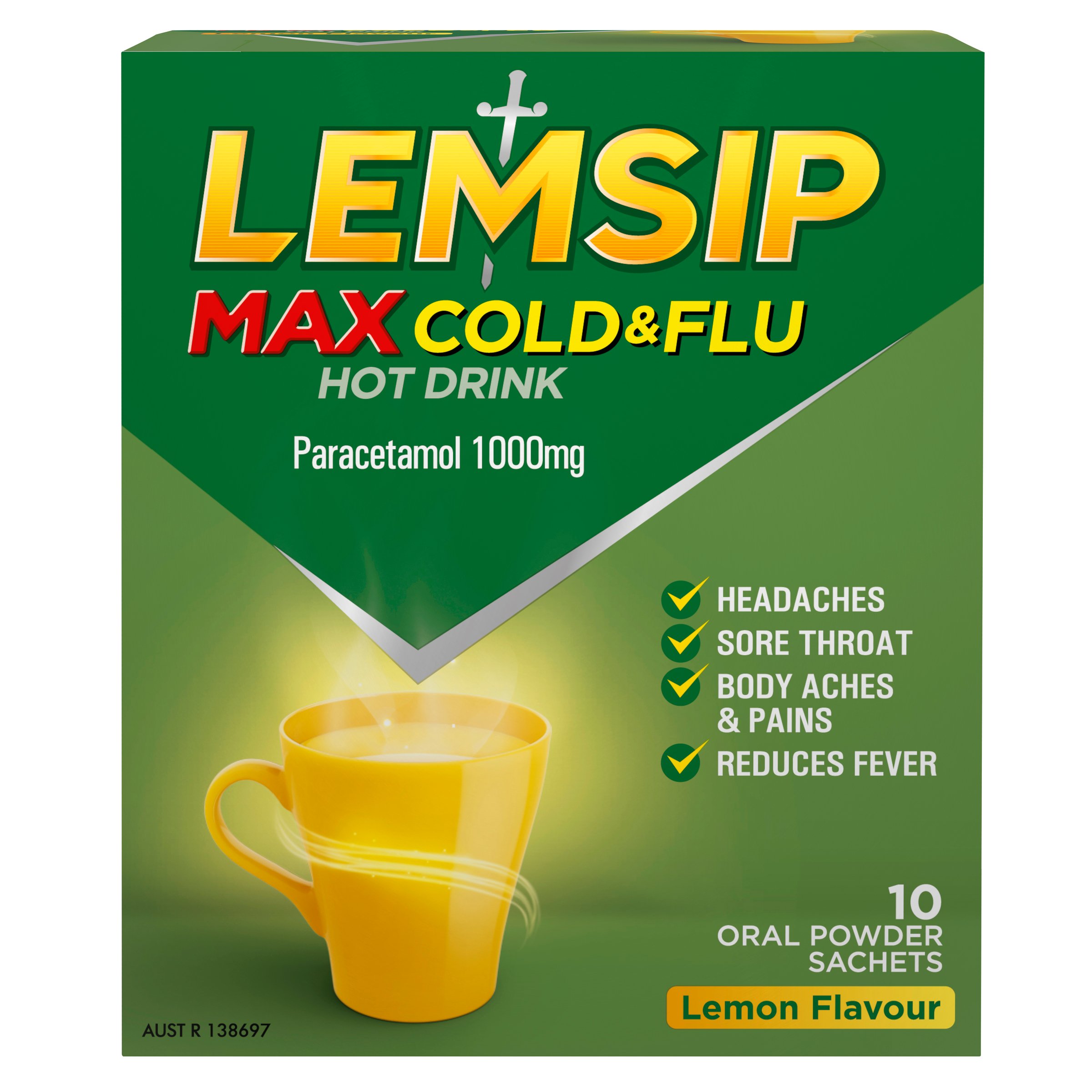 Lemsip Max Cold & Flu 10 sachets - Image 1