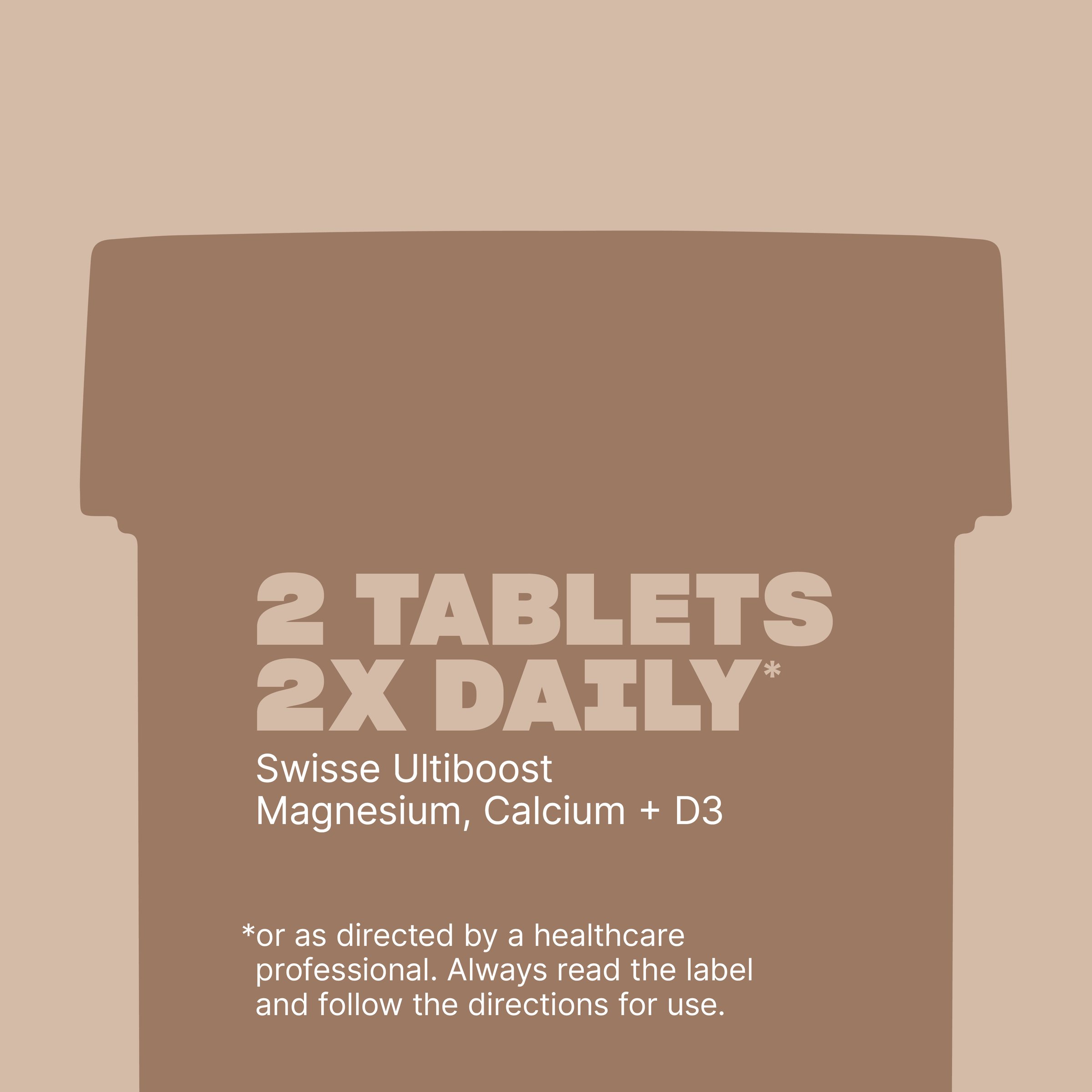 Swisse Ultiboost Magnesium, Calcium + Vitamin D3 - 120 tablets - Image 6
