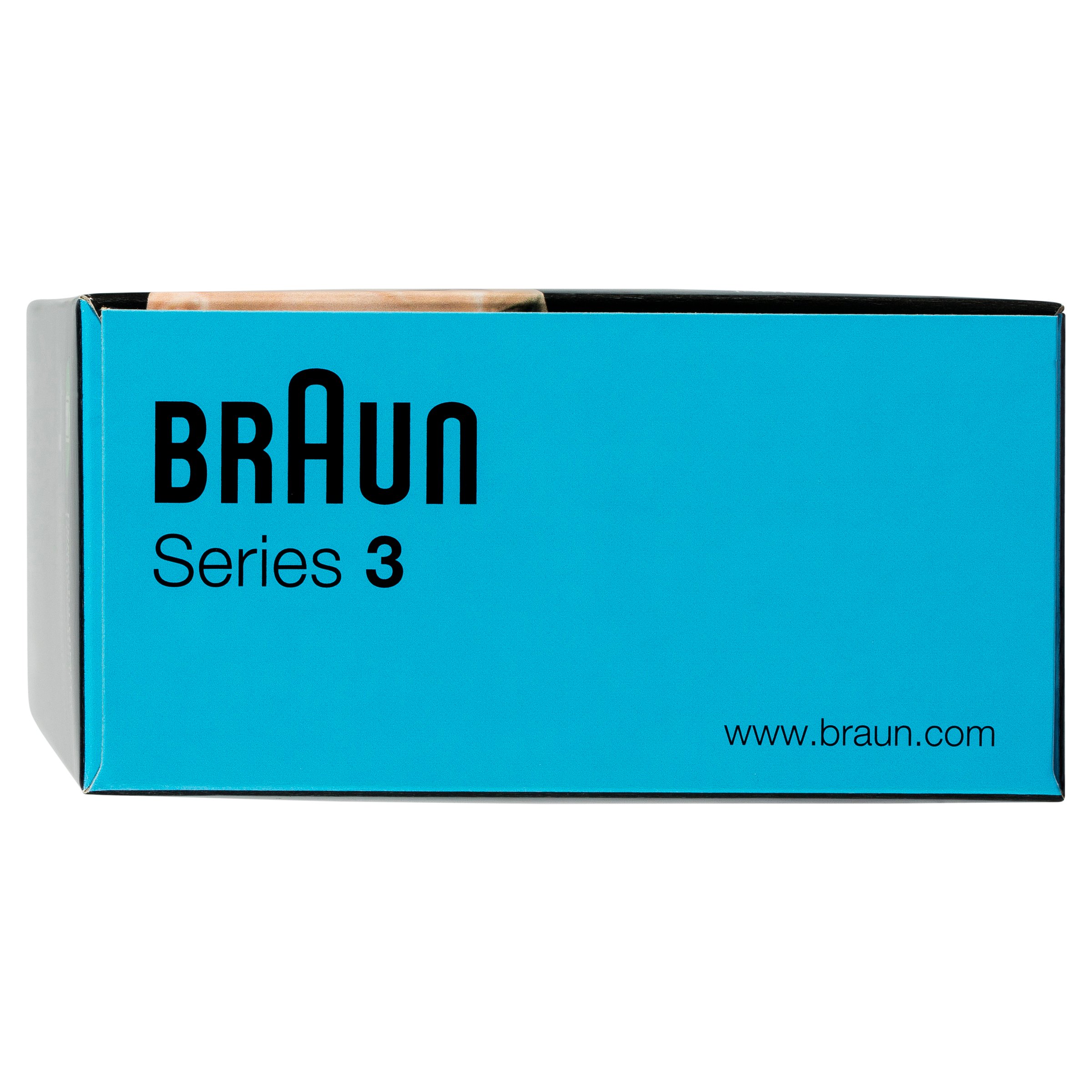 Braun Series 3 - 310S Rechargeable Wet & Dry Electric Shaver Blue 1 unit - Image 4