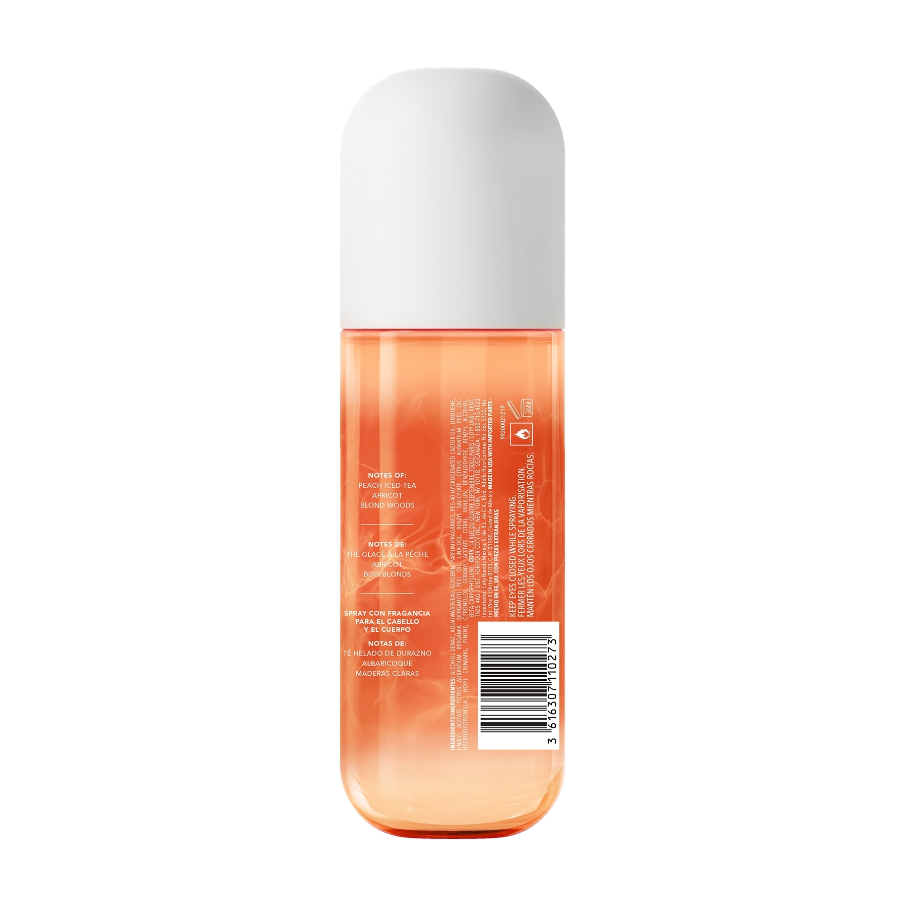 Nautica Coastal Crush Peach Bite Body Mist 236ml - Image 2