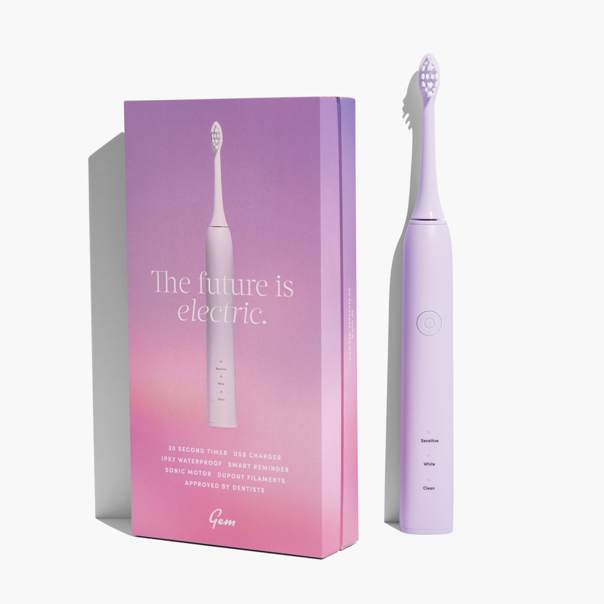 Gem Electric Toothbrush Rose 1 each - Image 3