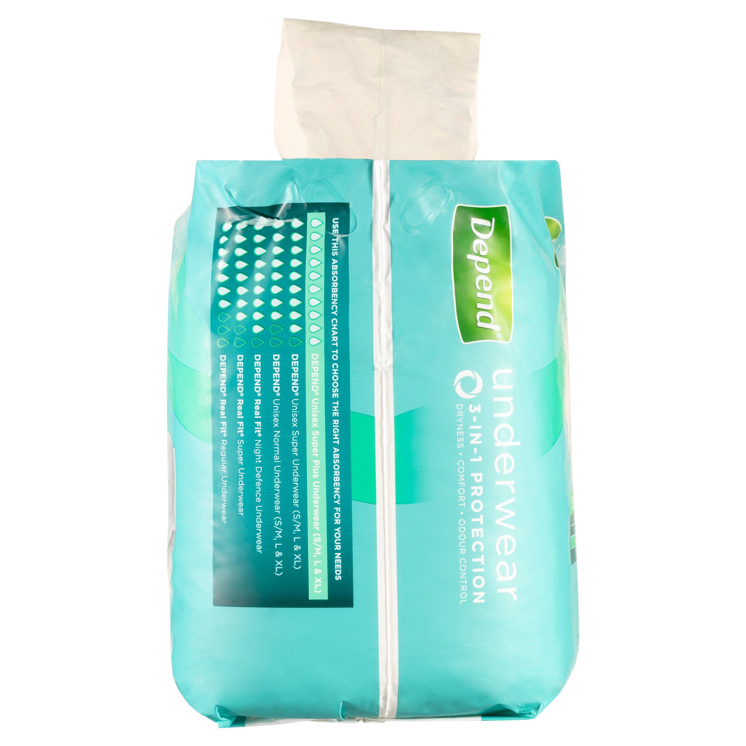 Depend Underwear Super Plus Large 9 pack - Image 4