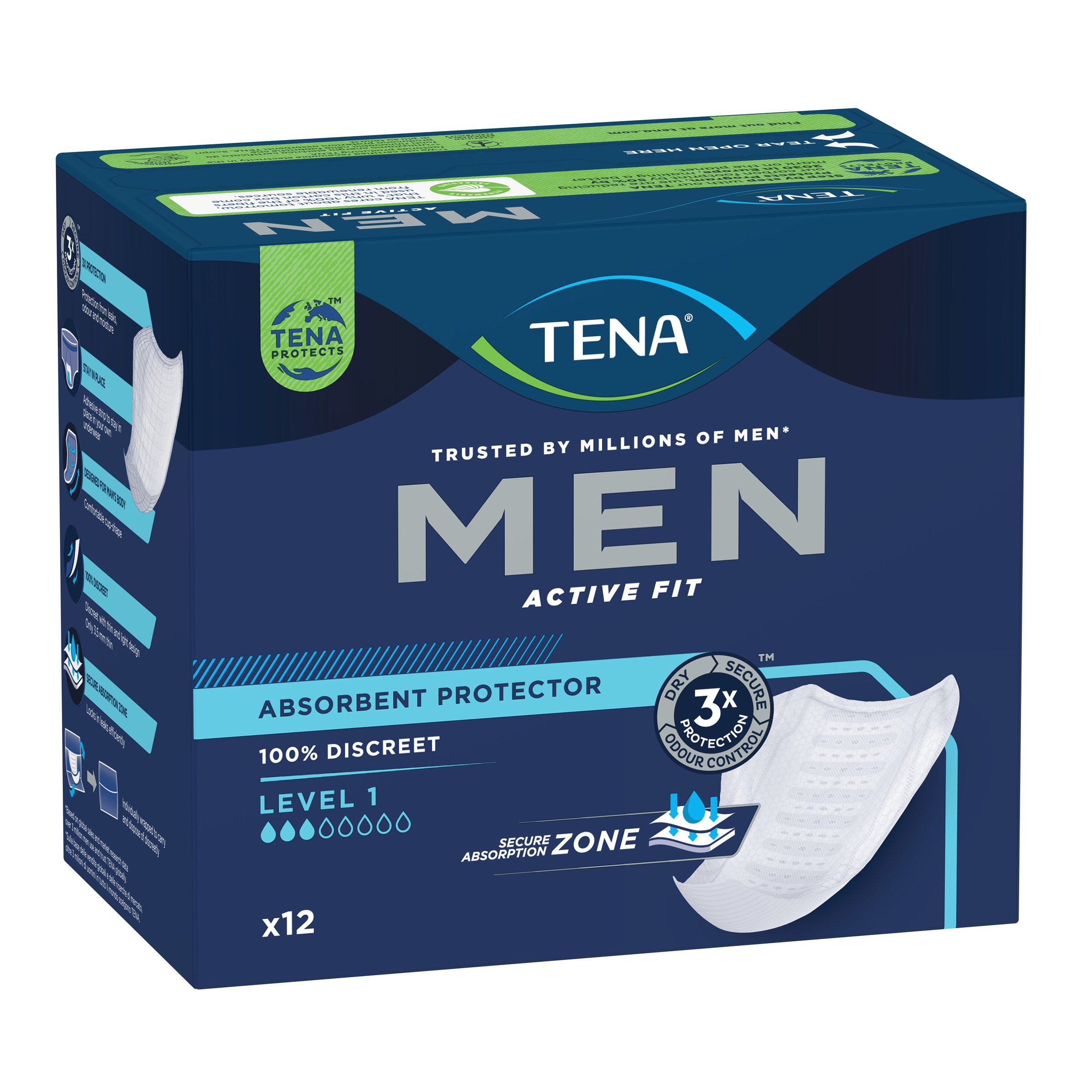 Tena Men Level 1 - 12 pack - Image 2