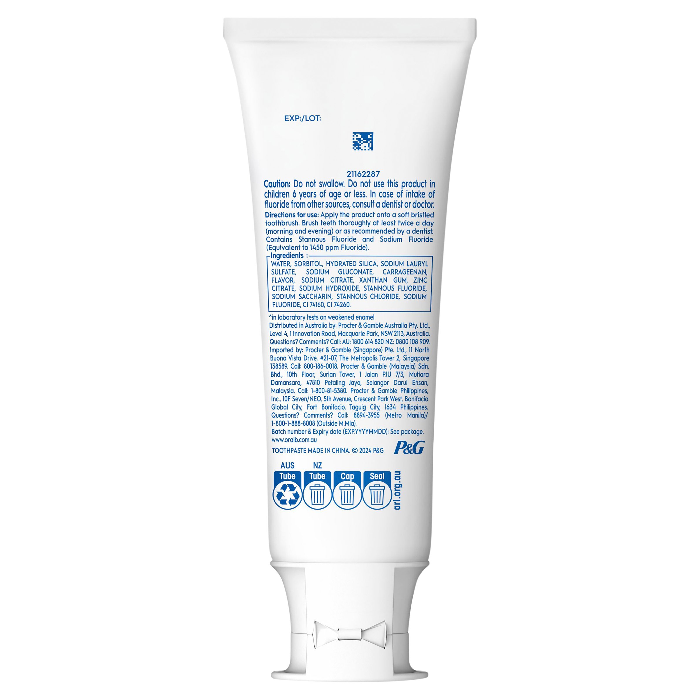 Oral-B Dental Science Gum And Enamel Sensitive Care 110g - Image 11