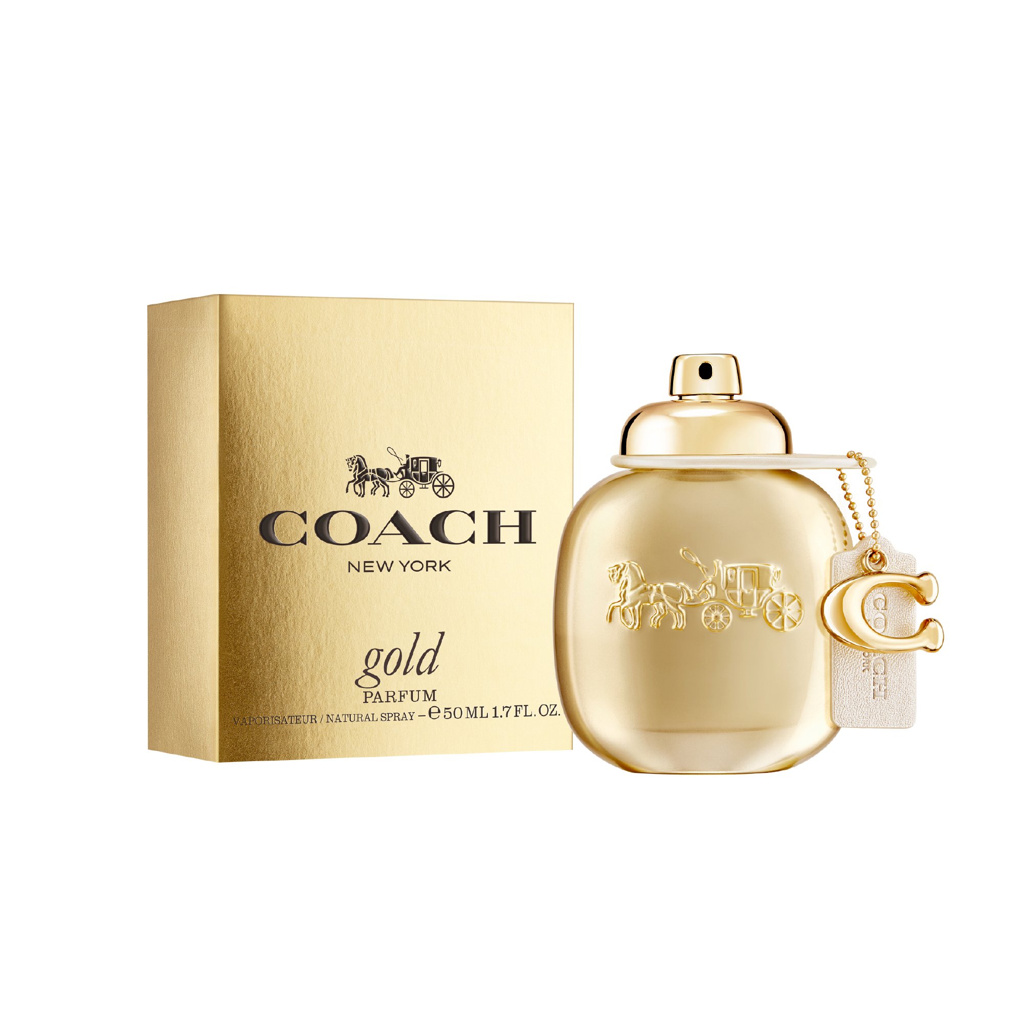 Coach Gold Parfum Spray 50ml - Image 3