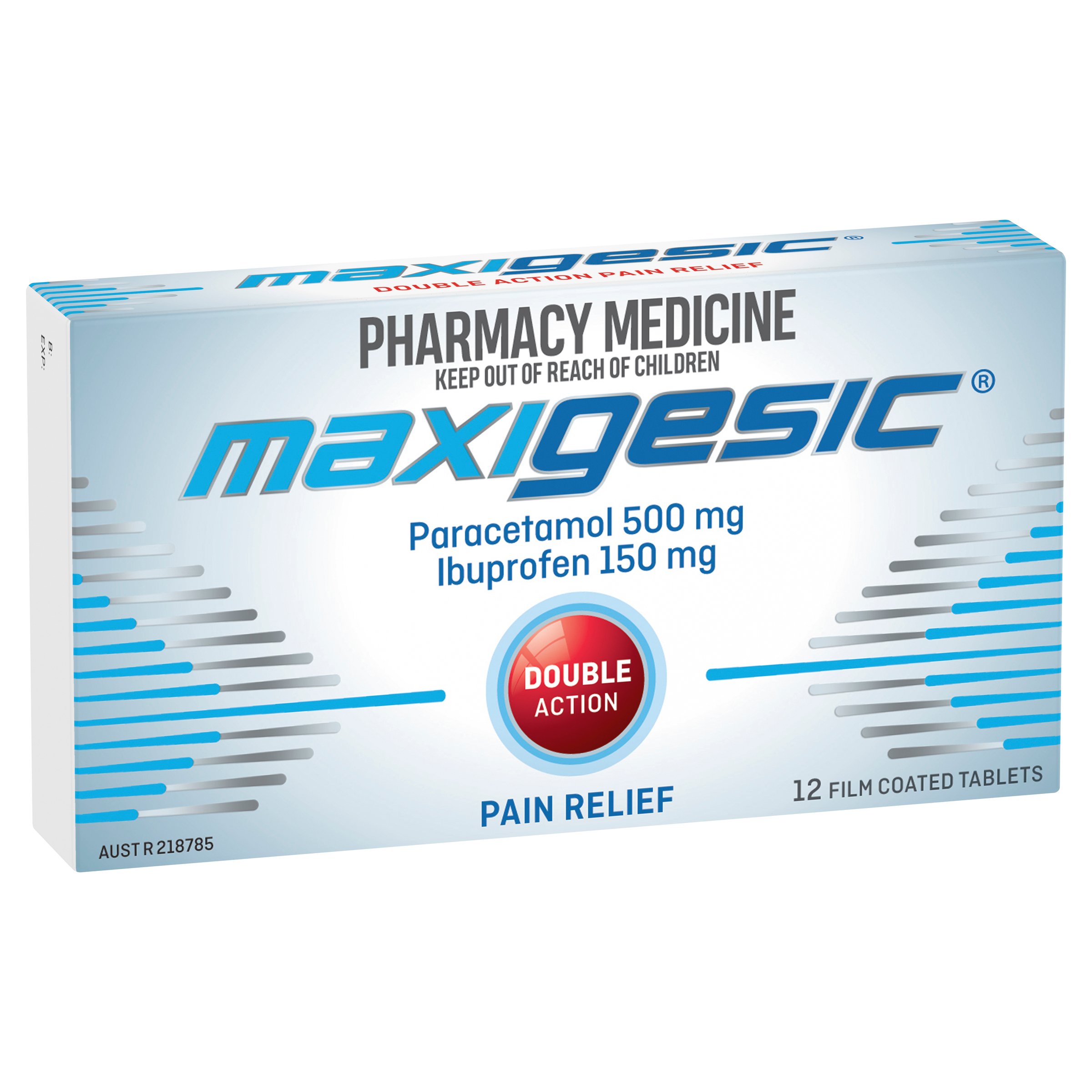 Maxigesic Paracetamol 500mg + Ibuprofen 150mg - 12 tablets - Image 7