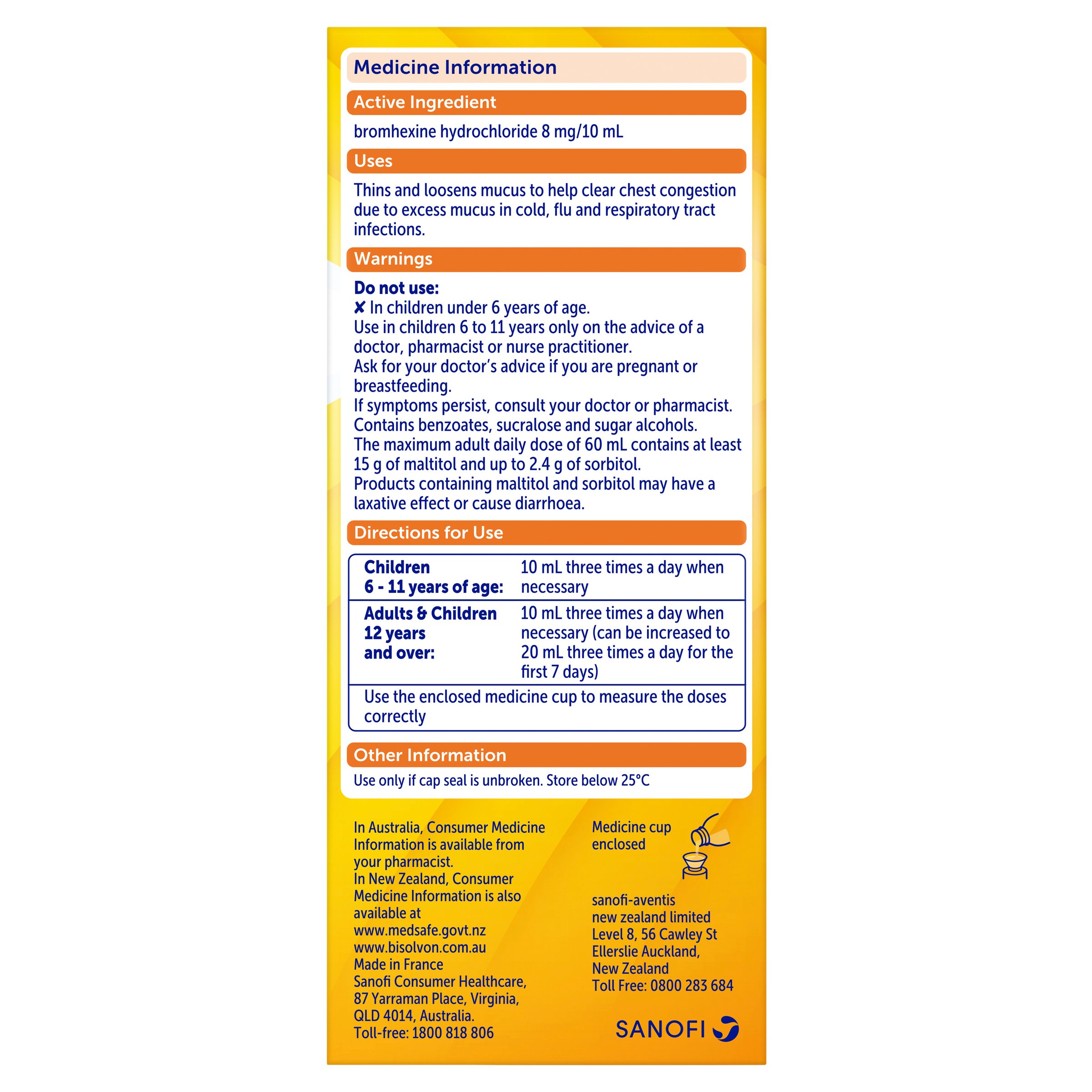 Bisolvon Chesty Kids Liquid Strawberry Flavour 200ml - Image 4