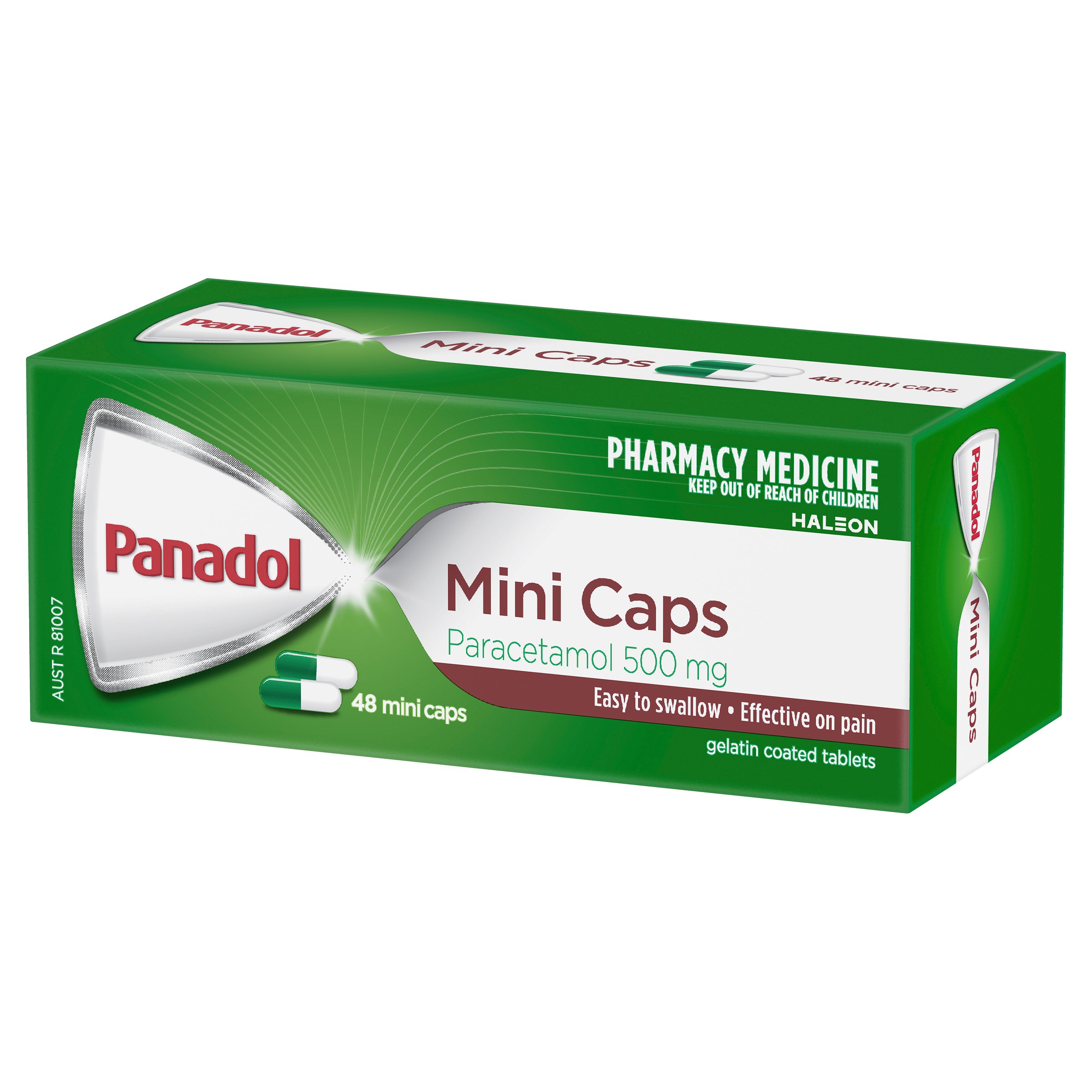 Panadol Mini Caps 500mg - 48 caplets - Image 7