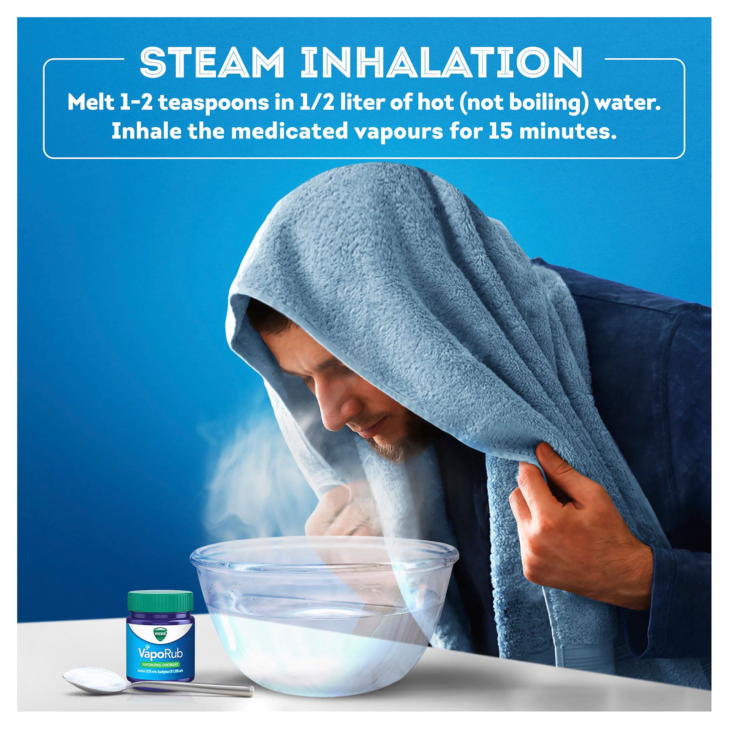 Vicks VapoRub Vaporizing Ointment 100g - Image 4