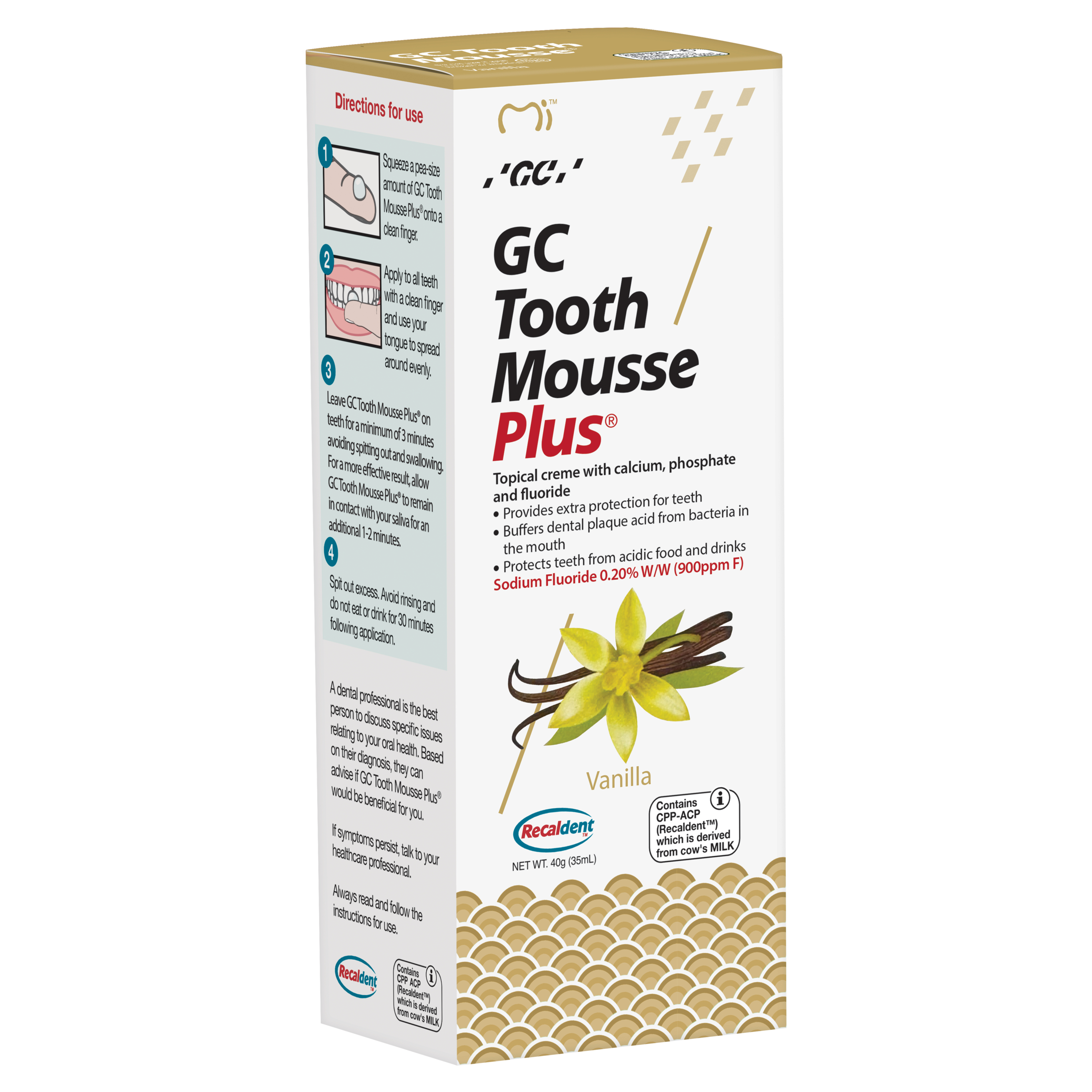 GC Tooth Mousse Plus Vanilla 40g - Image 7