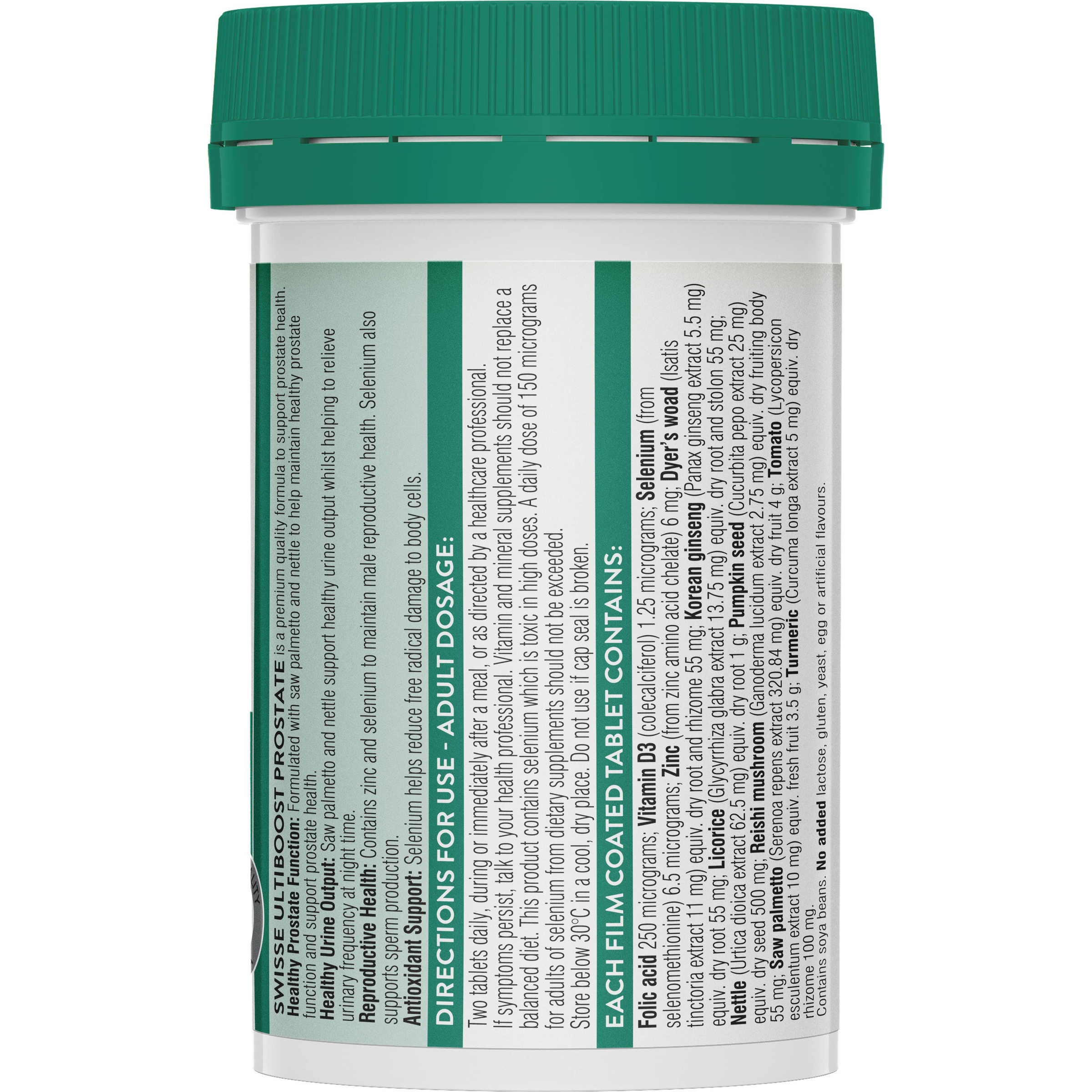 Swisse Ultiboost Prostate 50 tablets - Image 2