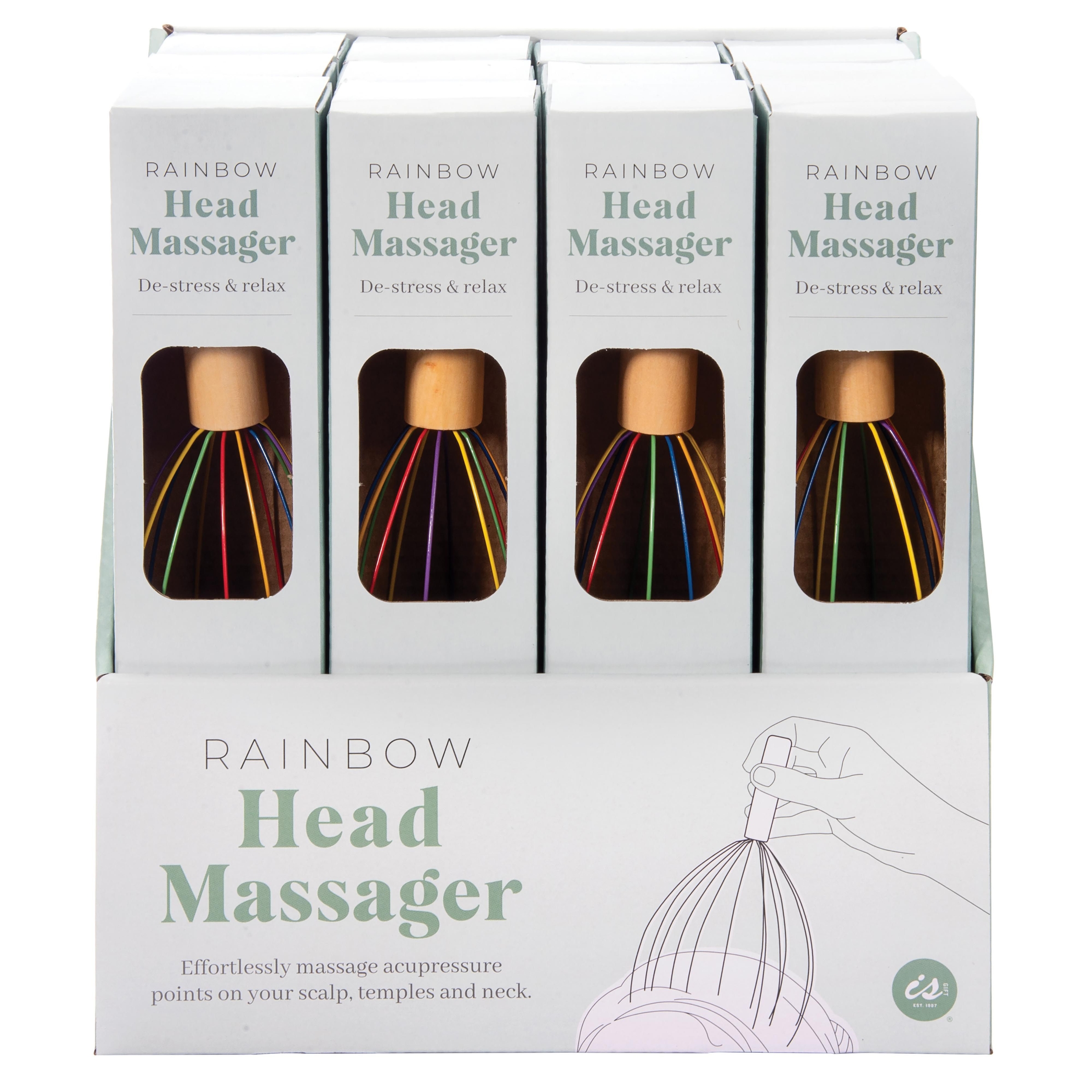 Is Gift Head Massager - Rainbow 1 each - Image 2