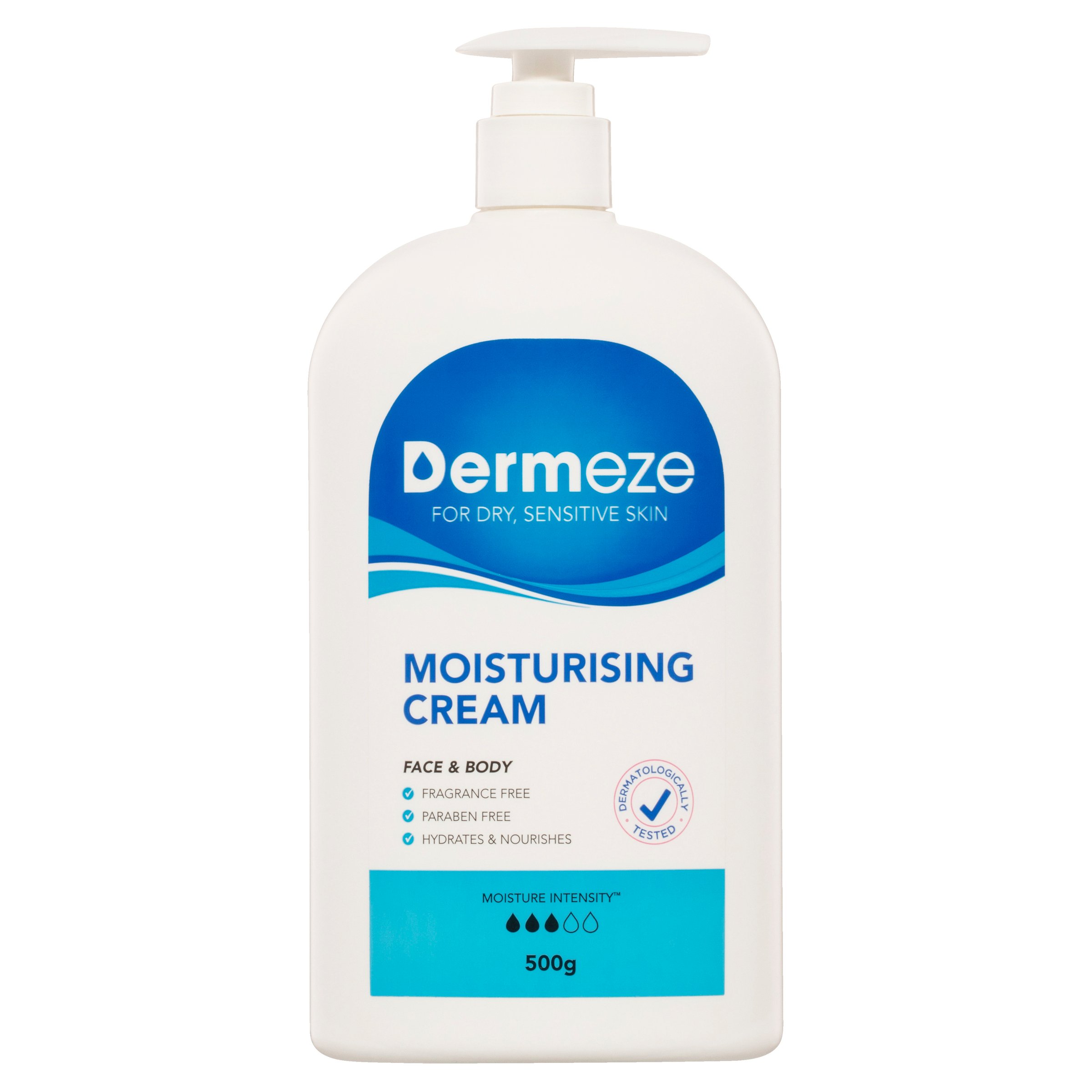 Dermeze Moisturising Cream 500g - Image 1