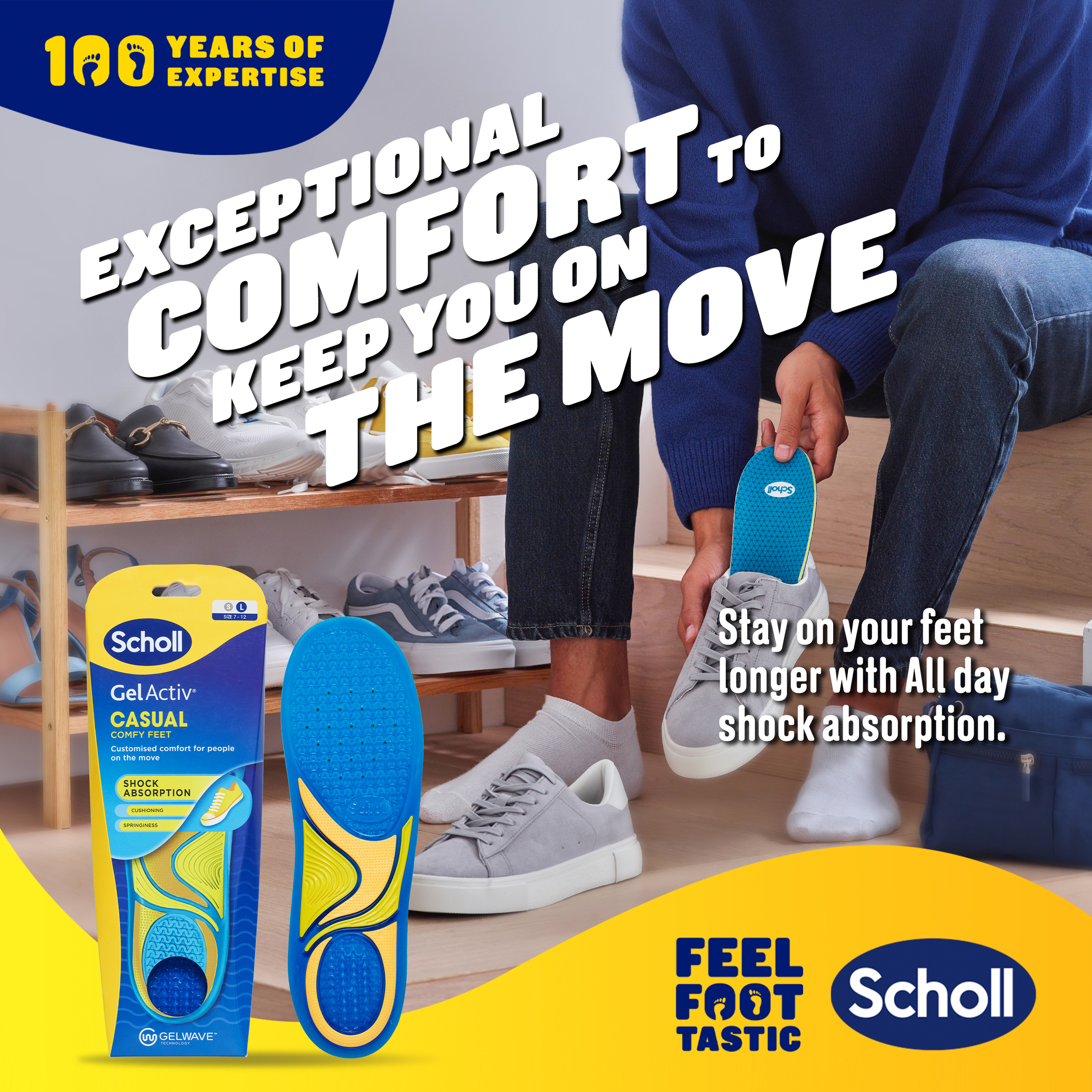 Scholl Gel Activ Insole Casual Large 1 each - Image 11