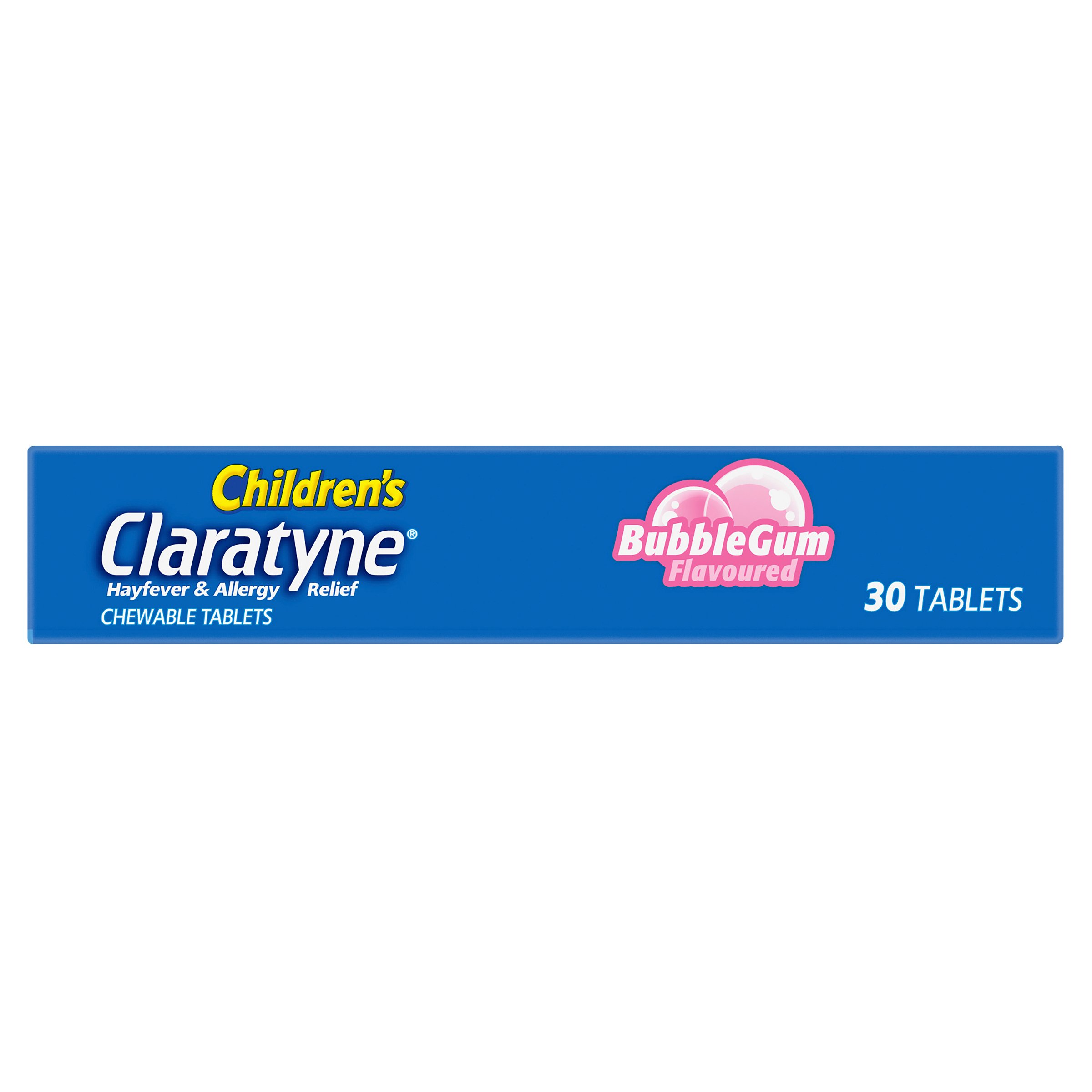 Claratyne Children's Hayfever & Allergy Relief Bubblegum 30 chewable tablets - Image 5