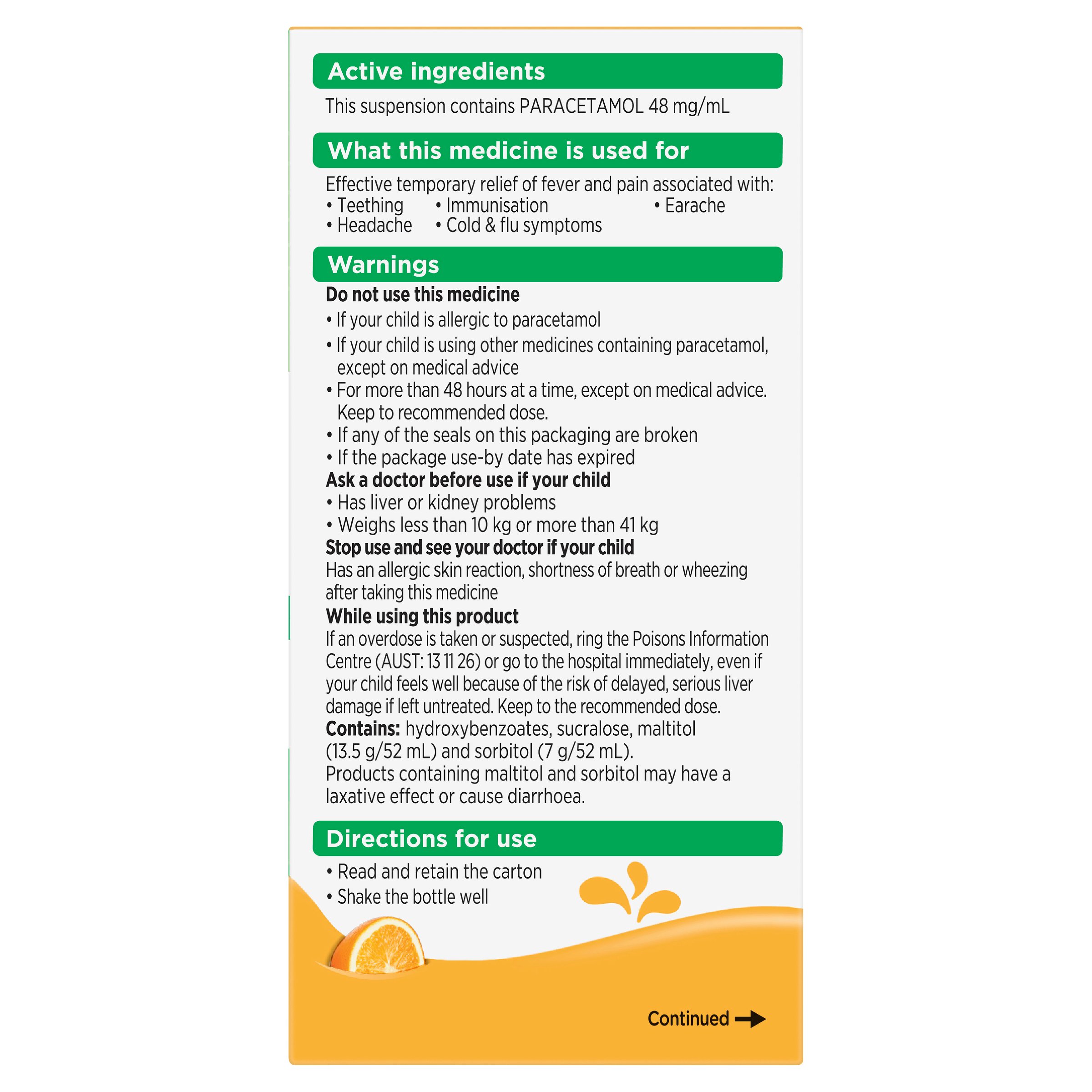 Panadol Children 5-12 Years Colourfree Suspension Tutti Frutti Flavour 200ml - Image 4