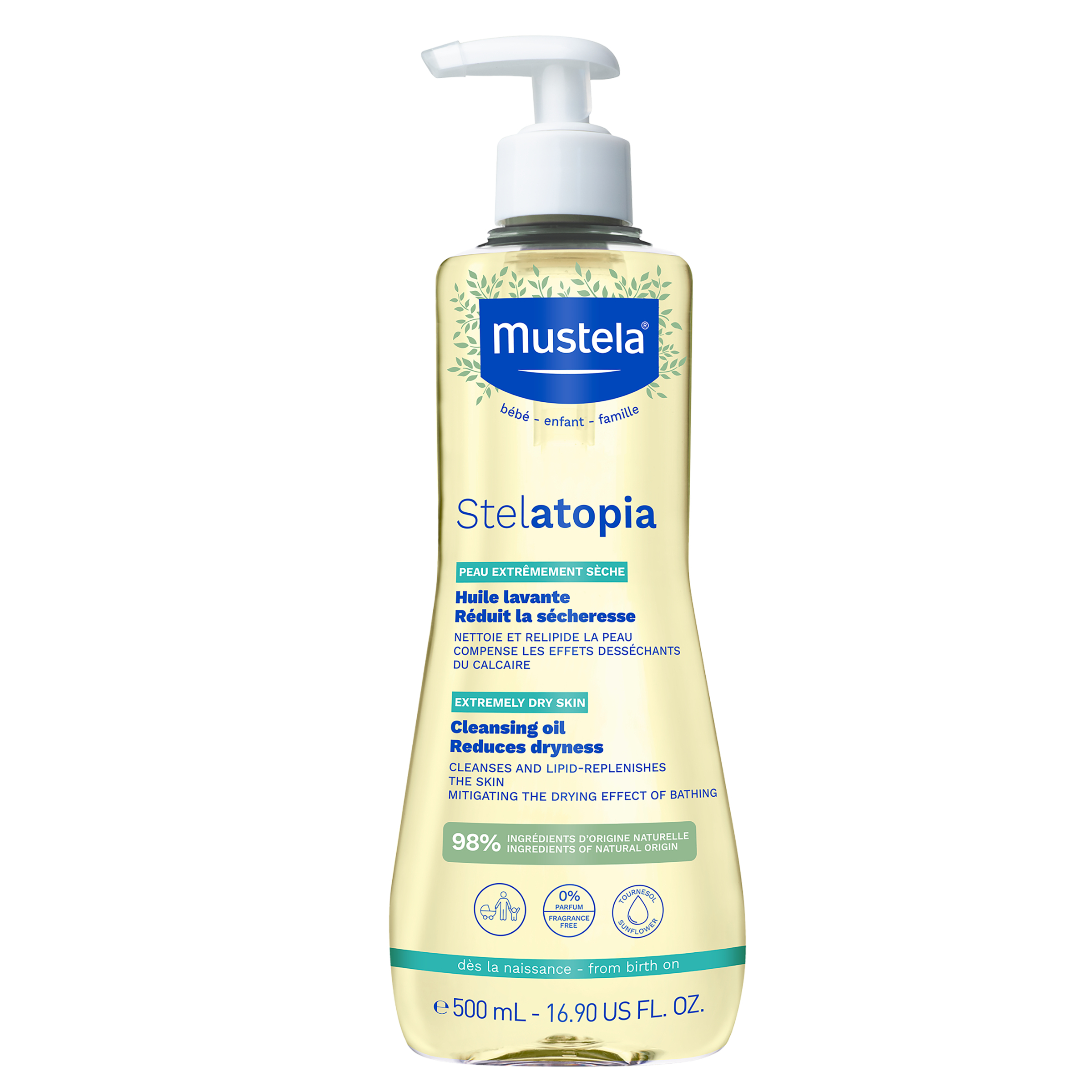 Mustela Stelatopia Cleansing Oil 500ml - Image 1