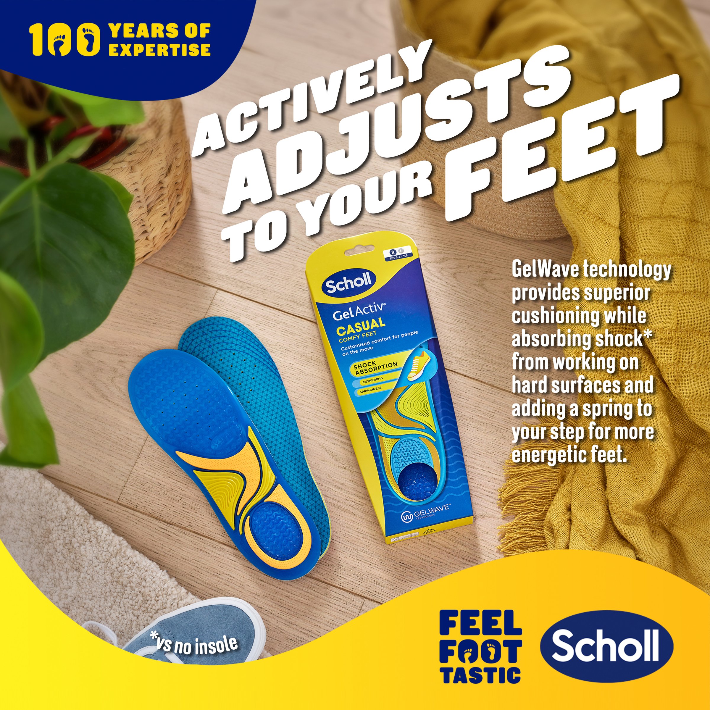 Scholl Gel Activ Insole Casual Small 1 each - Image 12