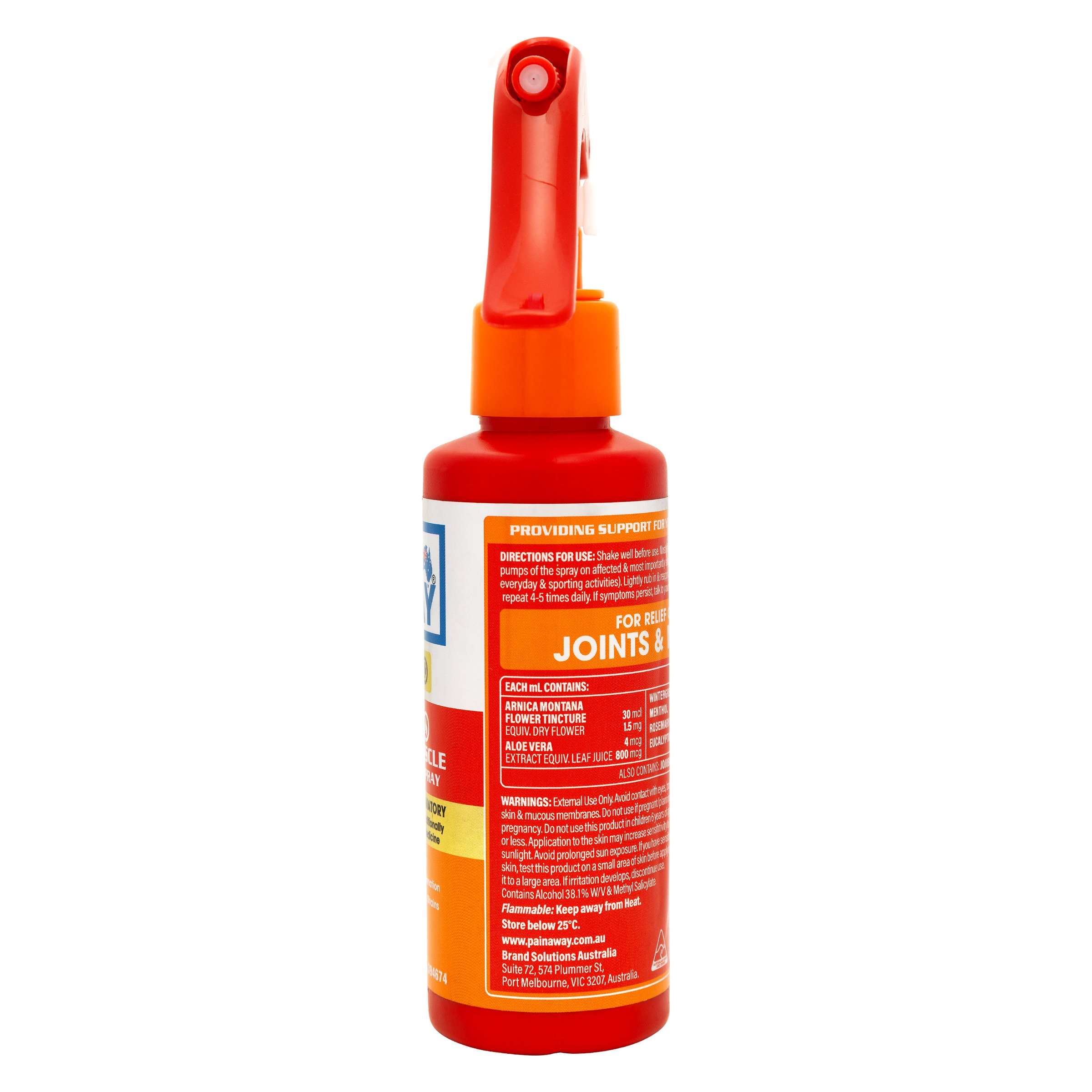 Pain Away Forte + Heat Joint & Muscle Pain Relief Spray 100ml - Image 3