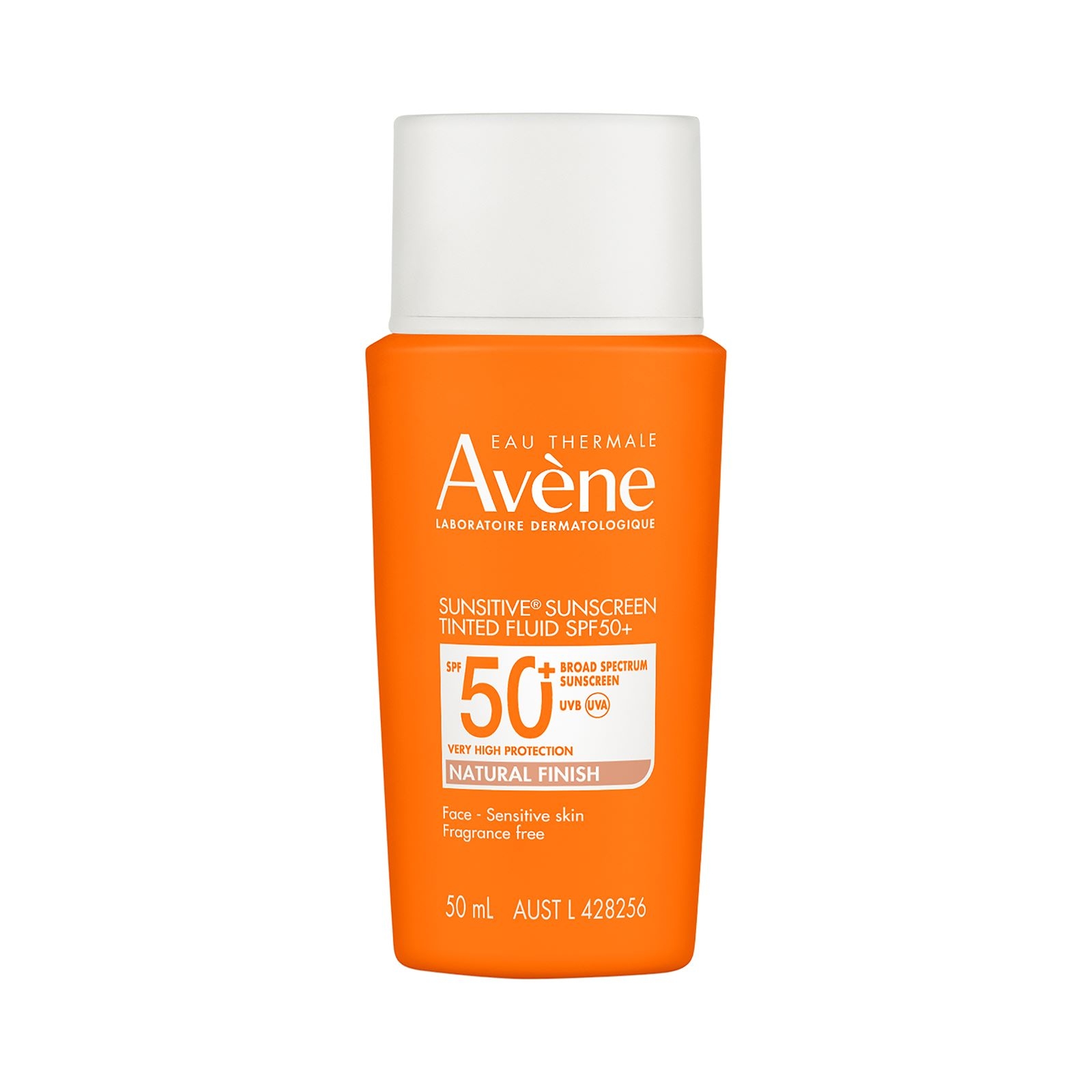 Avene Sunsitive Sunscreen Tinted Fluid SPF 50+ 50ml - Image 1