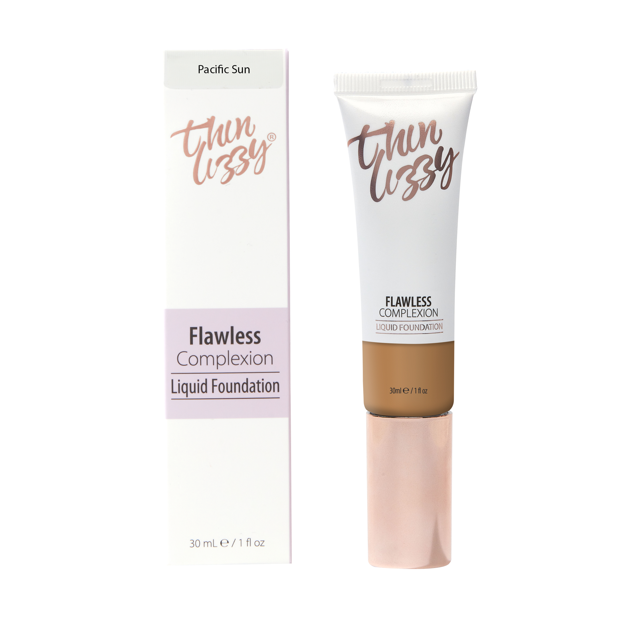 Thin Lizzy Flawless Complexion Liquid Foundation Pacific Sun 30ml - Image 1