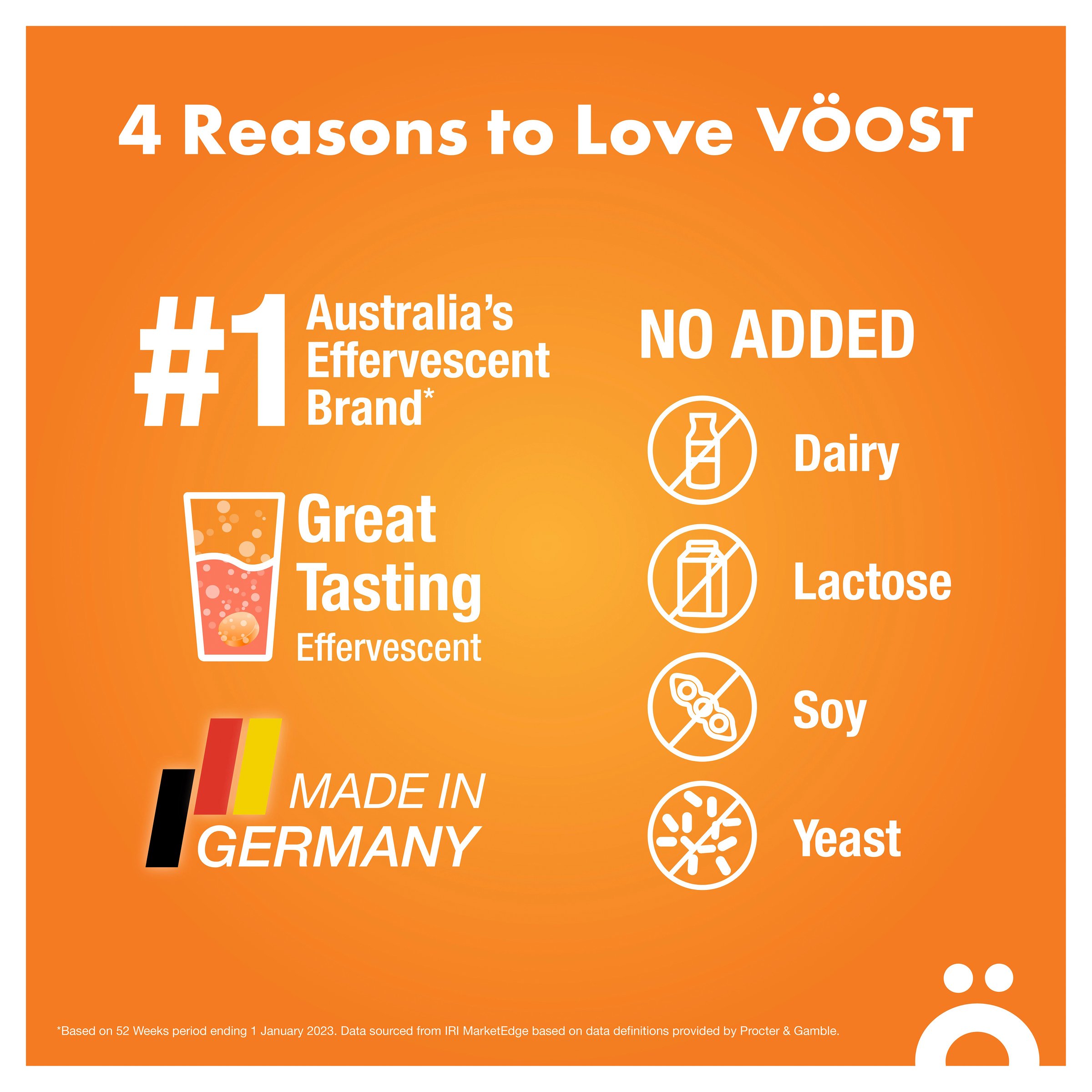 Voost Vitamin C Blood Orange Effervescent 20 tablets - Image 3