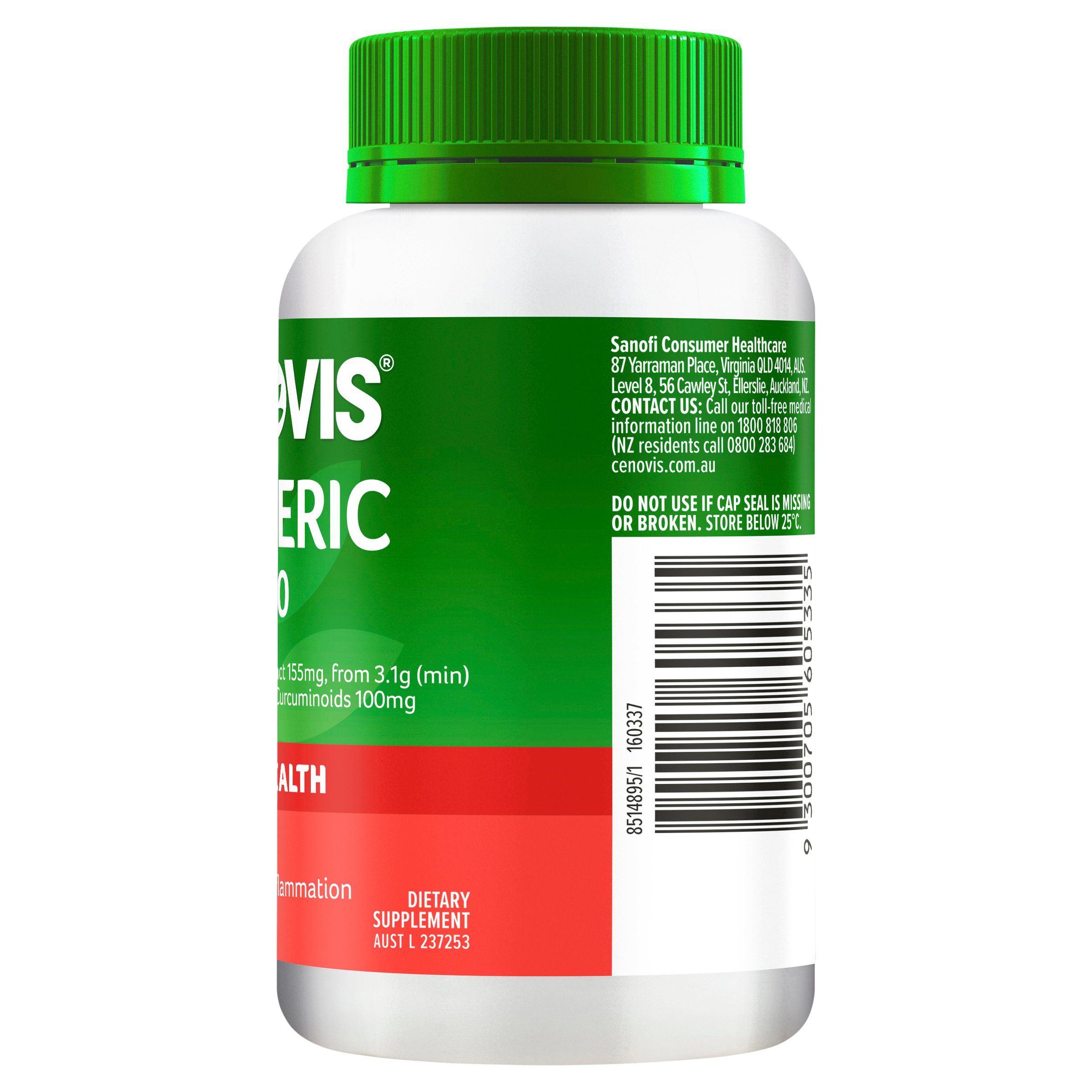 Cenovis Turmeric 3100 - 80 capsules - Image 2