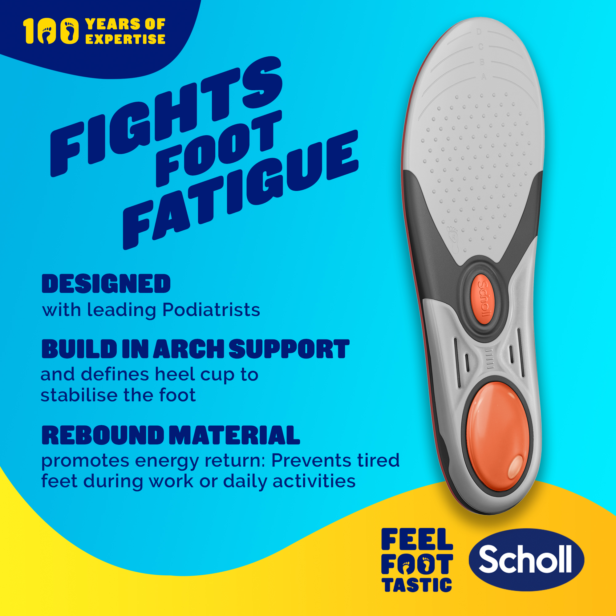 Scholl Liquiflex Extra Support Insole Large 1 pair - Image 3