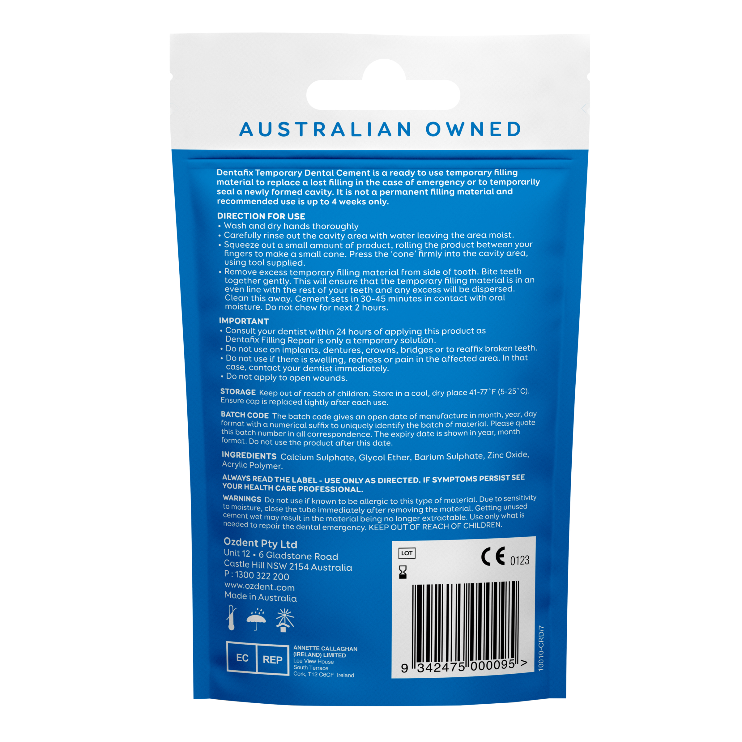 Dentagenie Dentafix Temporary Filling Repair 8g - Image 2
