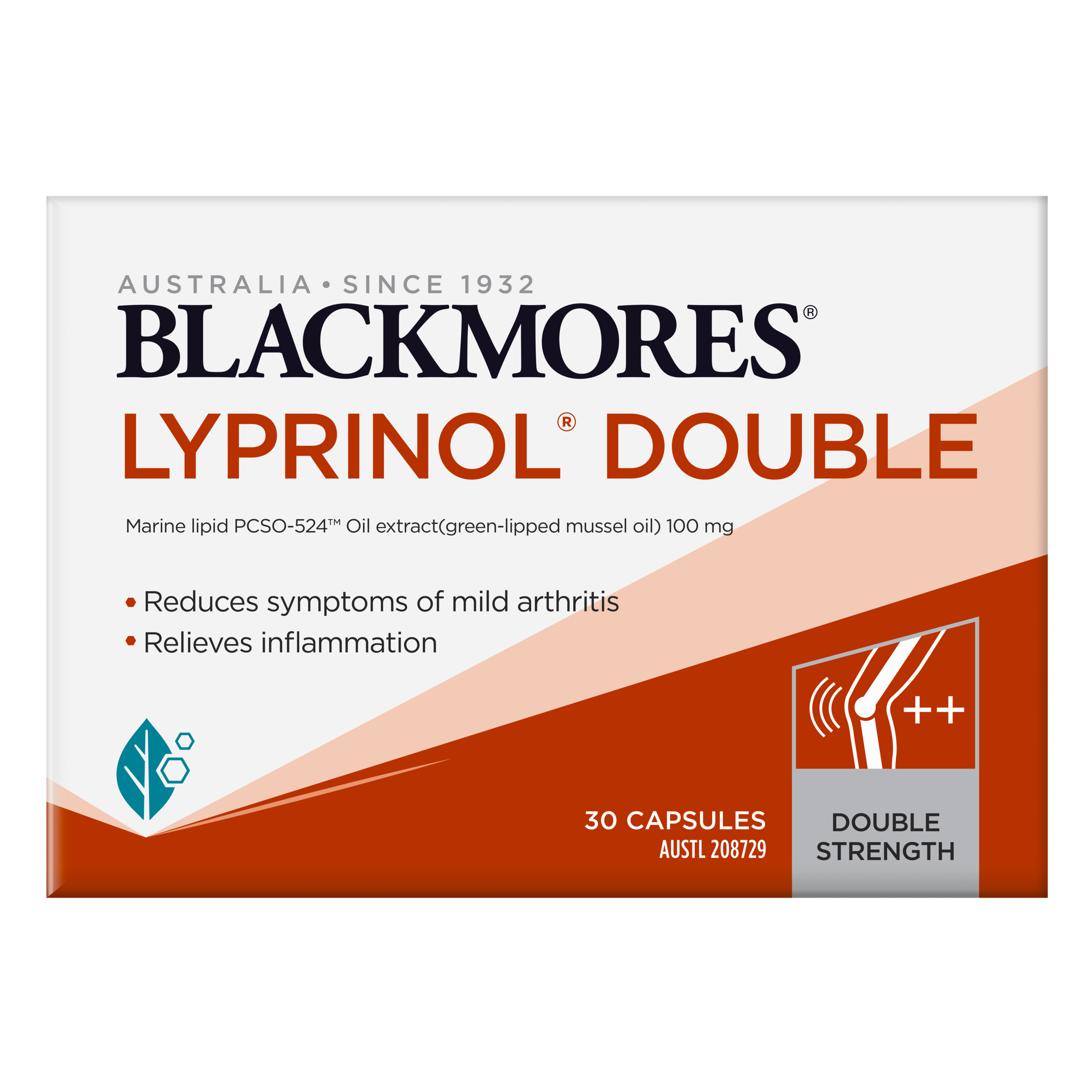 Blackmores Lyprinol Double Strength 30 capsules - Image 1