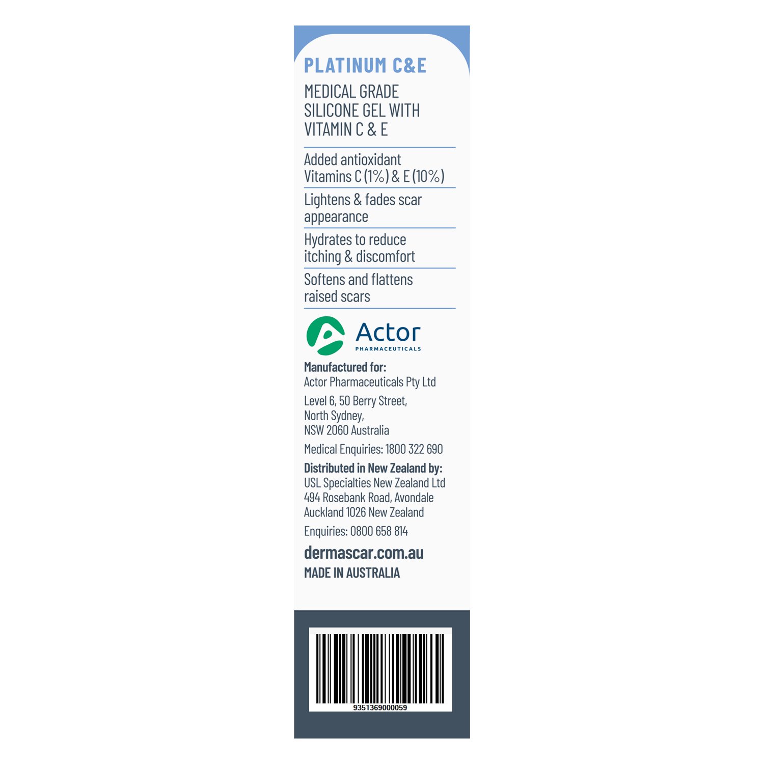 DermaScar Platinum C&E Silicone Scar Gel - 15g - Image 3