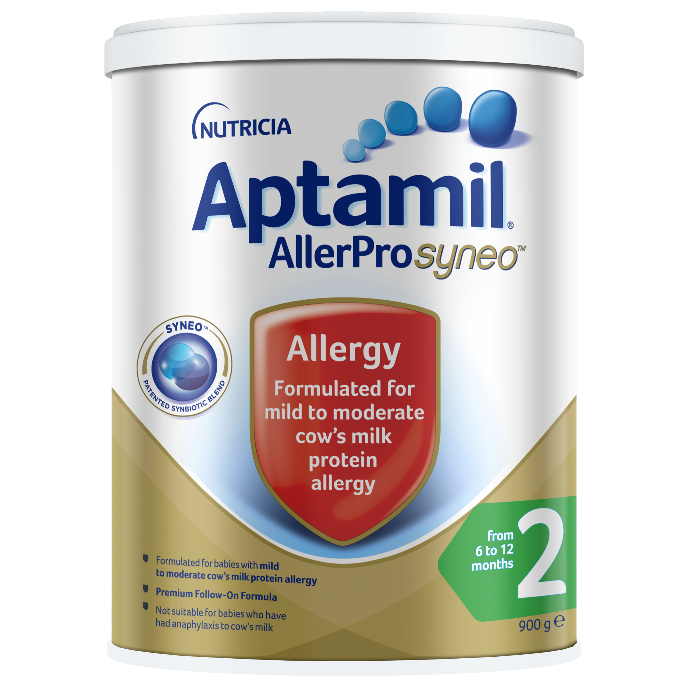 Aptamil Allerpro Syneo Premium Allergy Baby Formula From 6 To 12 Months 900g - Image 1