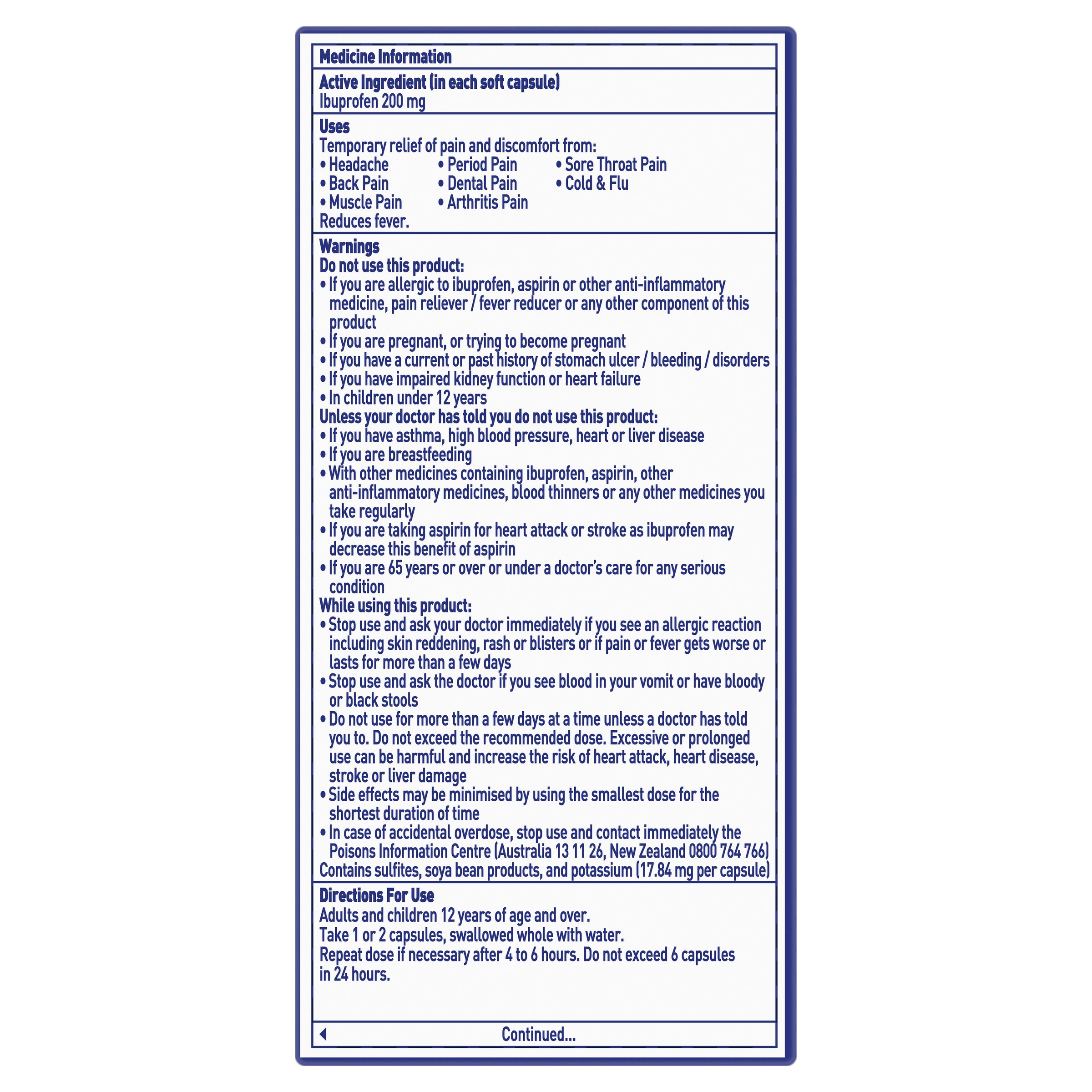 Advil 40 liquid capsules - Image 2