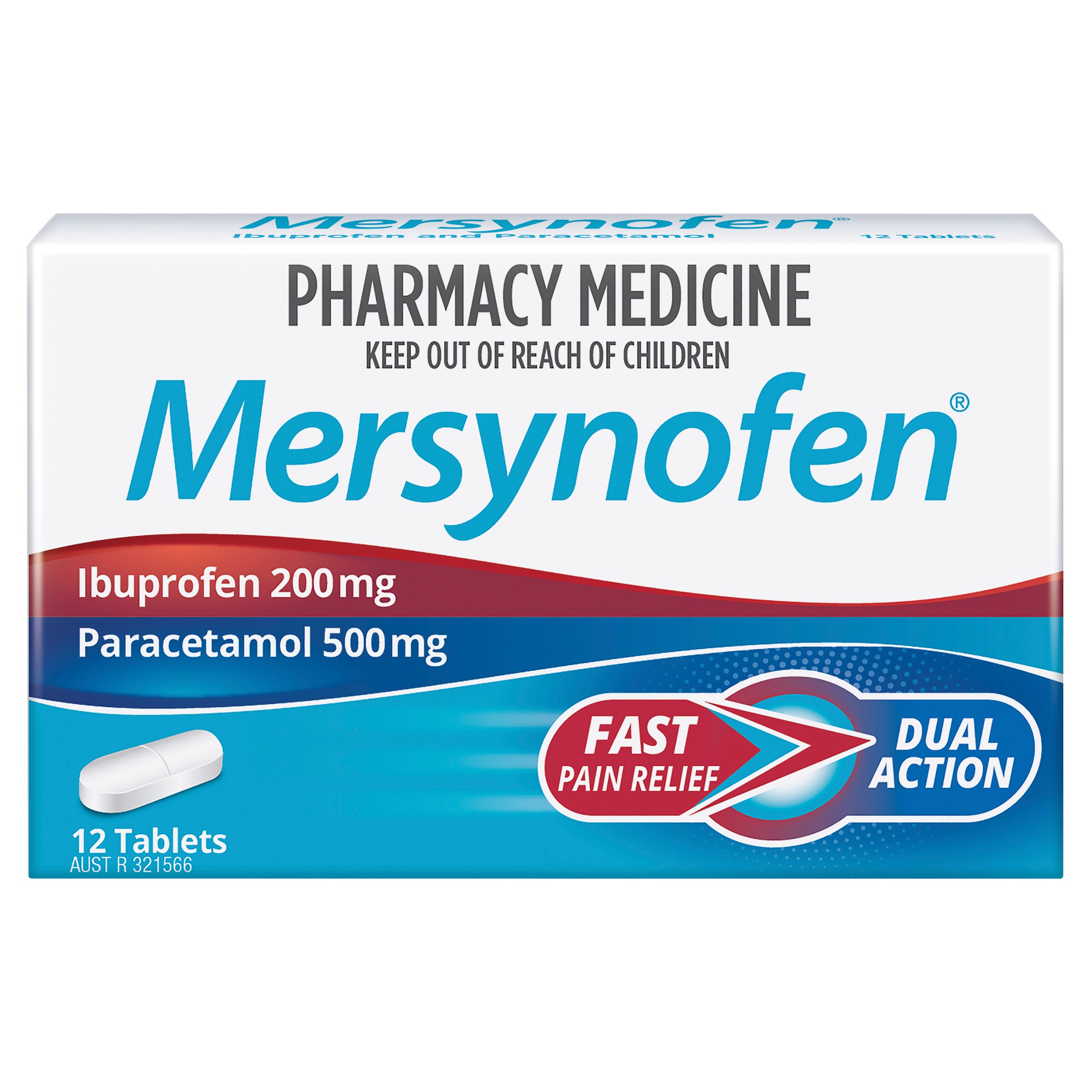 Mersynofen Paracetamol & Ibuprofen 12 tablets - Image 10