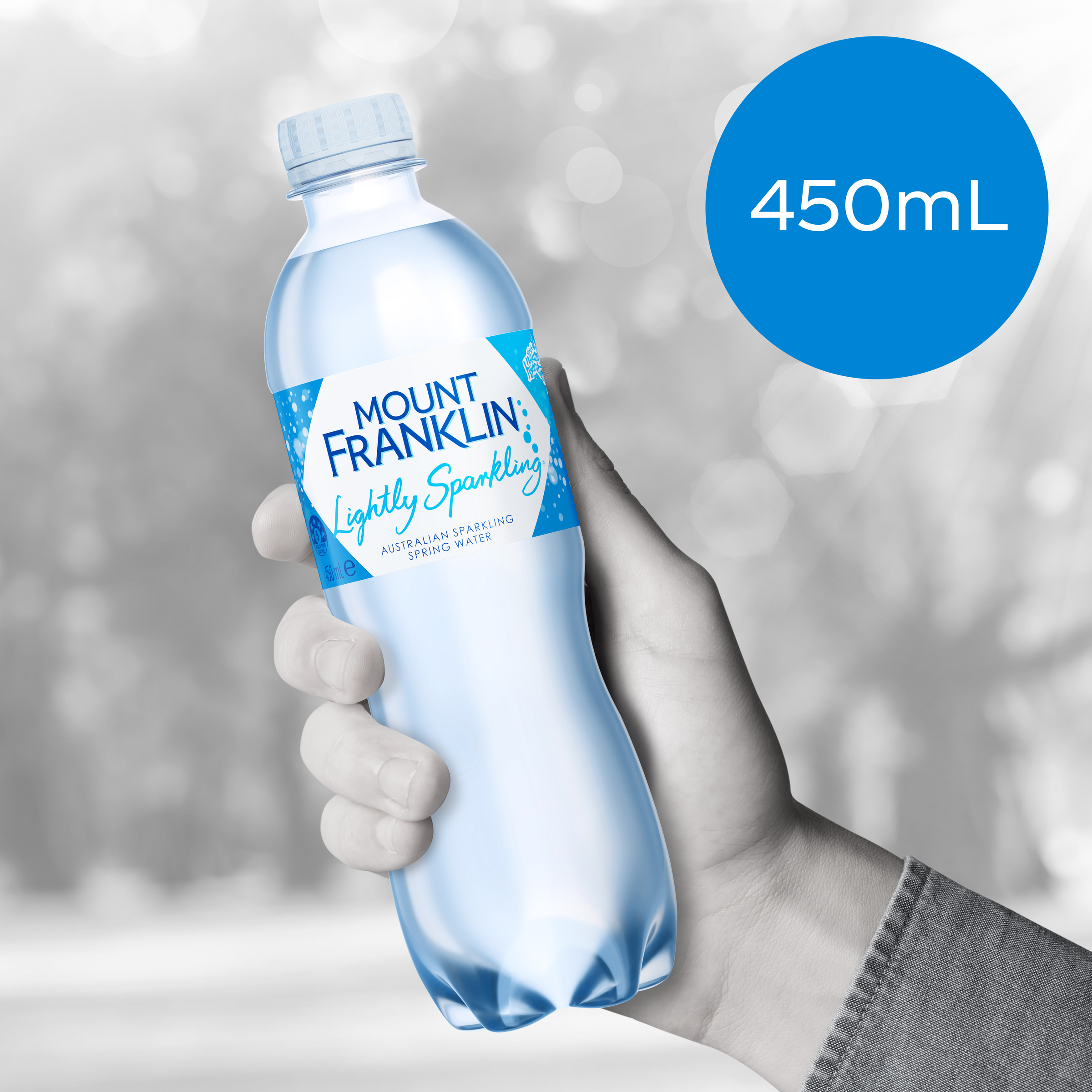 Mount Franklin Lightly Sparkling Mineral Water 450ml - Image 3