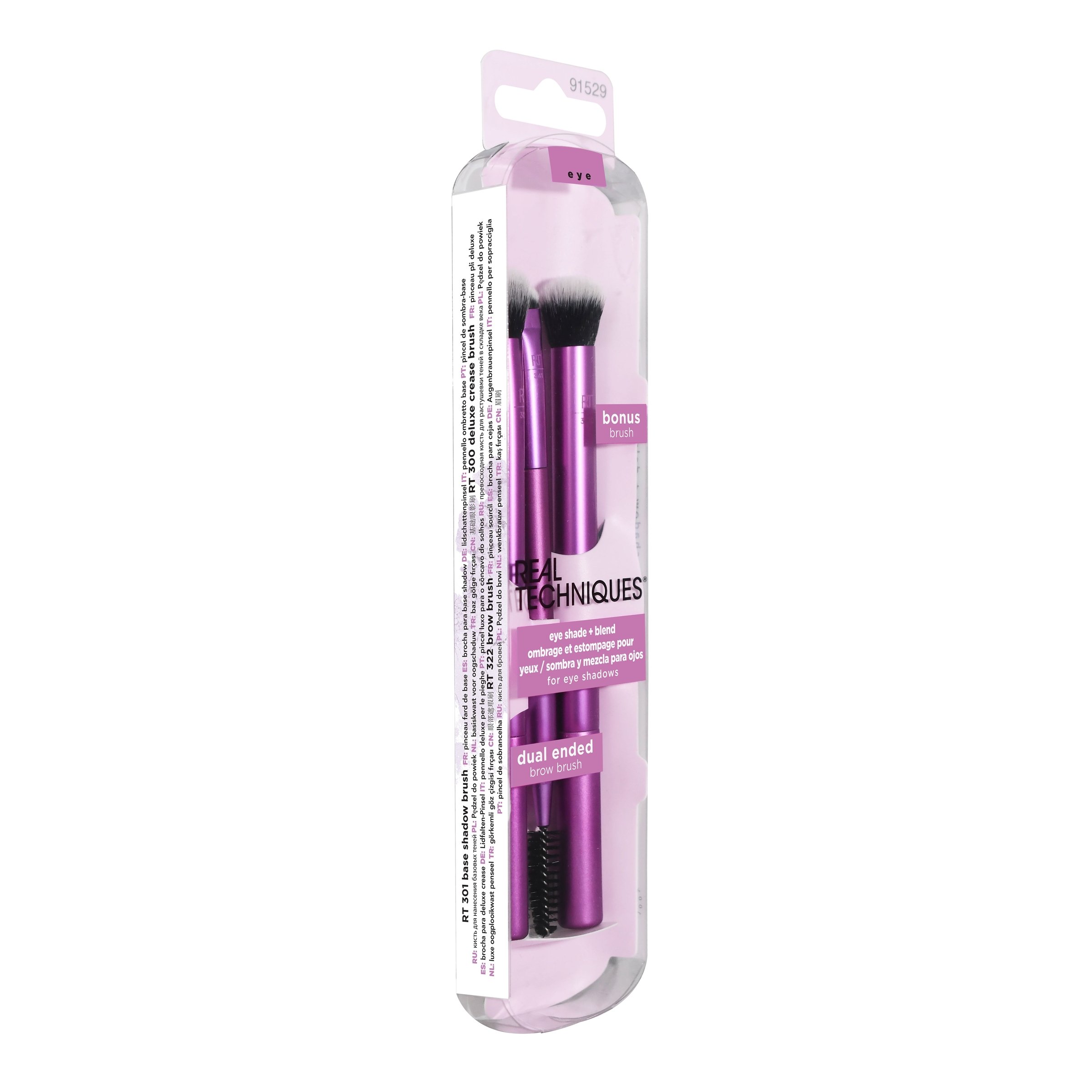 Real Techniques Eye Shade + Blend Brush Set 1 each - Image 3