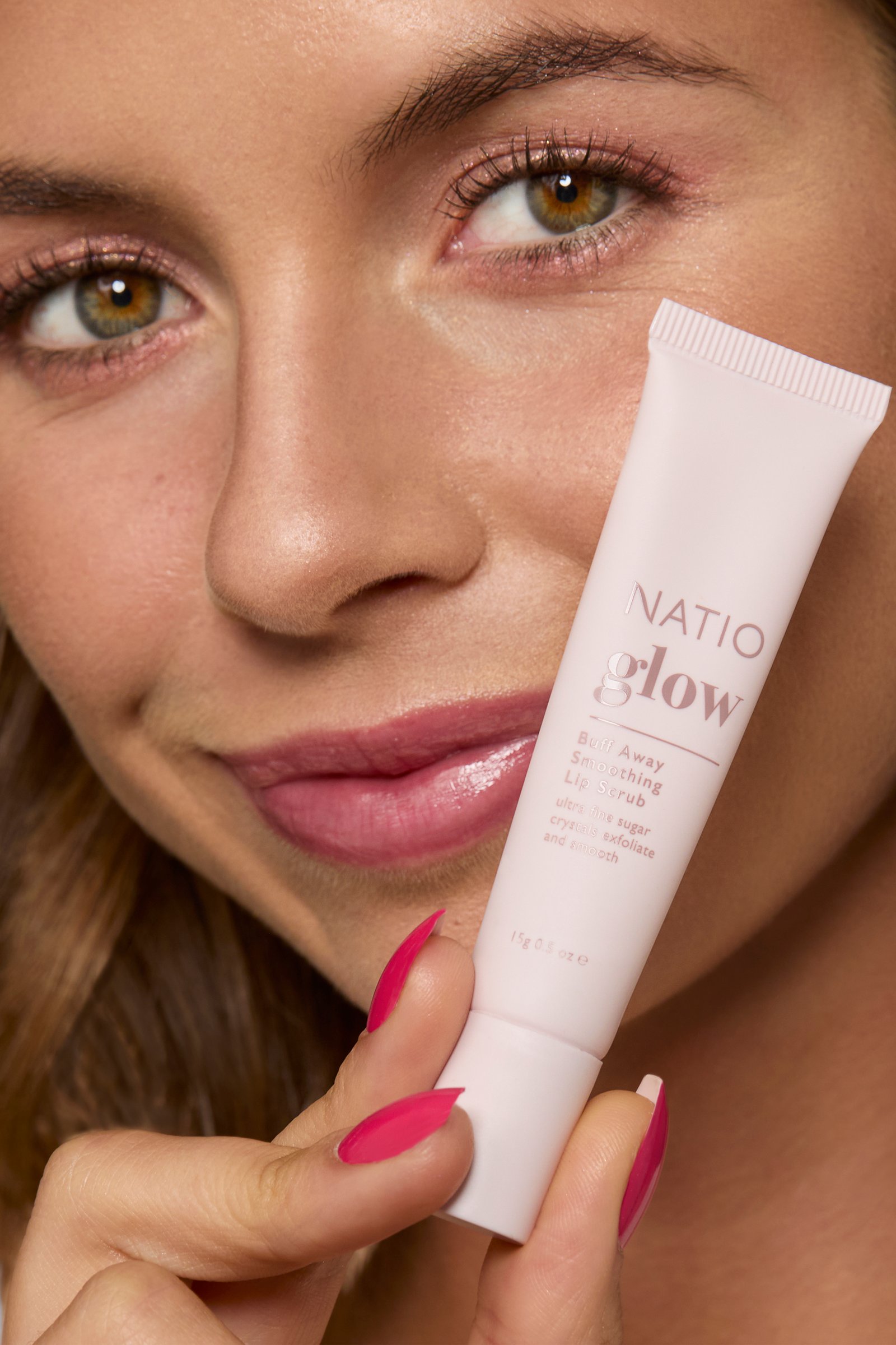 Natio Buff Away Smoothing Lip Scrub 15g - Image 3
