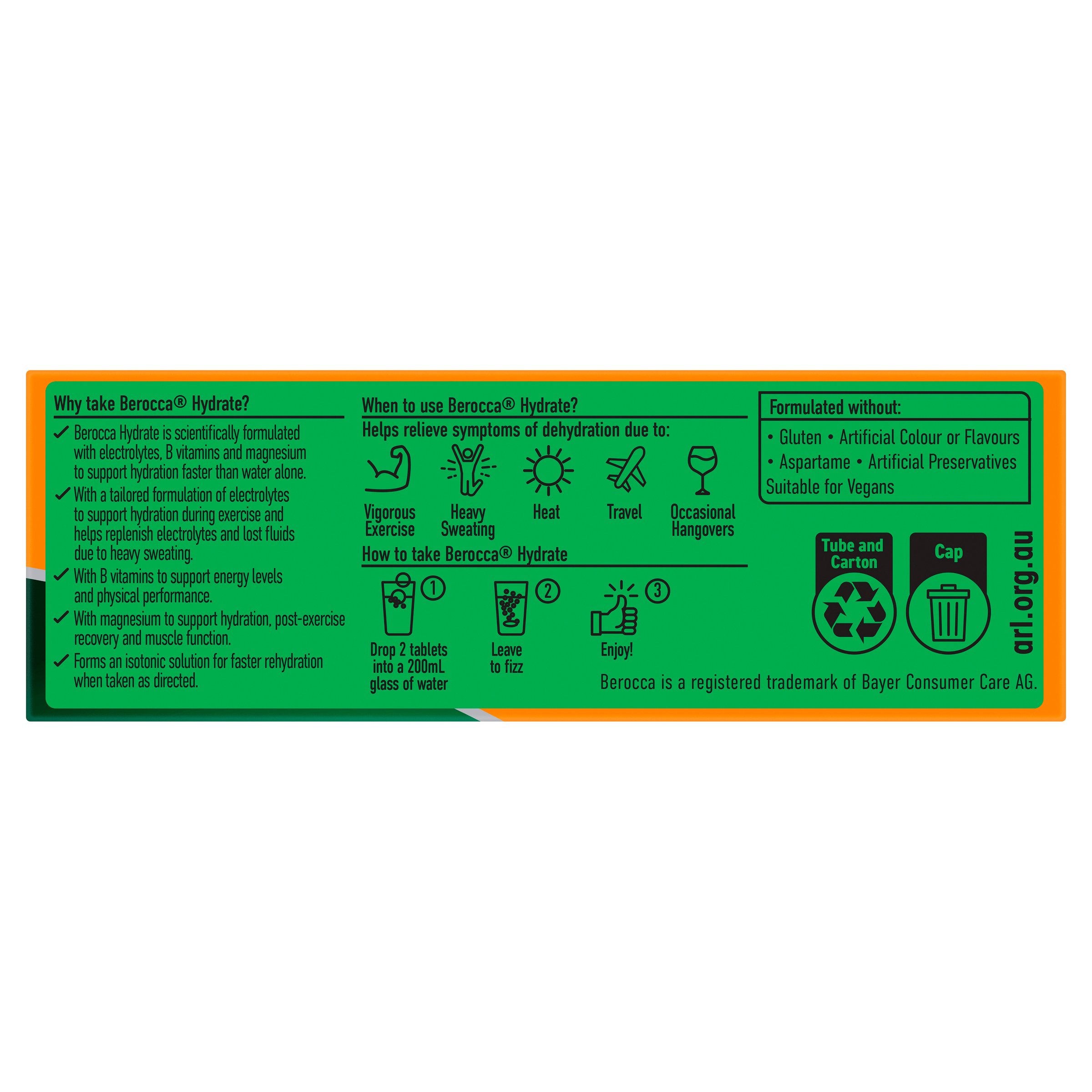 Berocca Hydrate Orange 20 tablet - Image 5