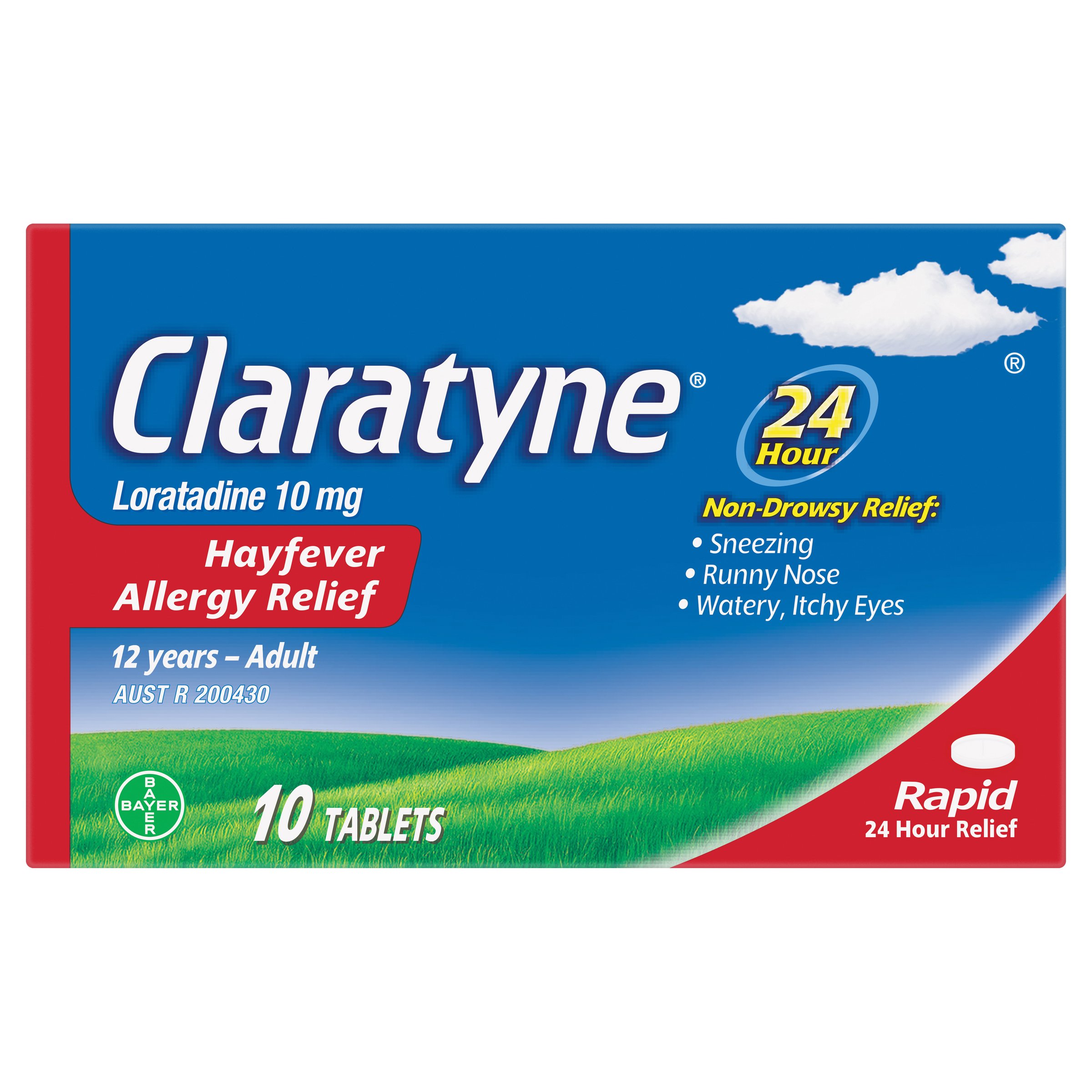 Claratyne 10mg - 10 tablets - Image 1