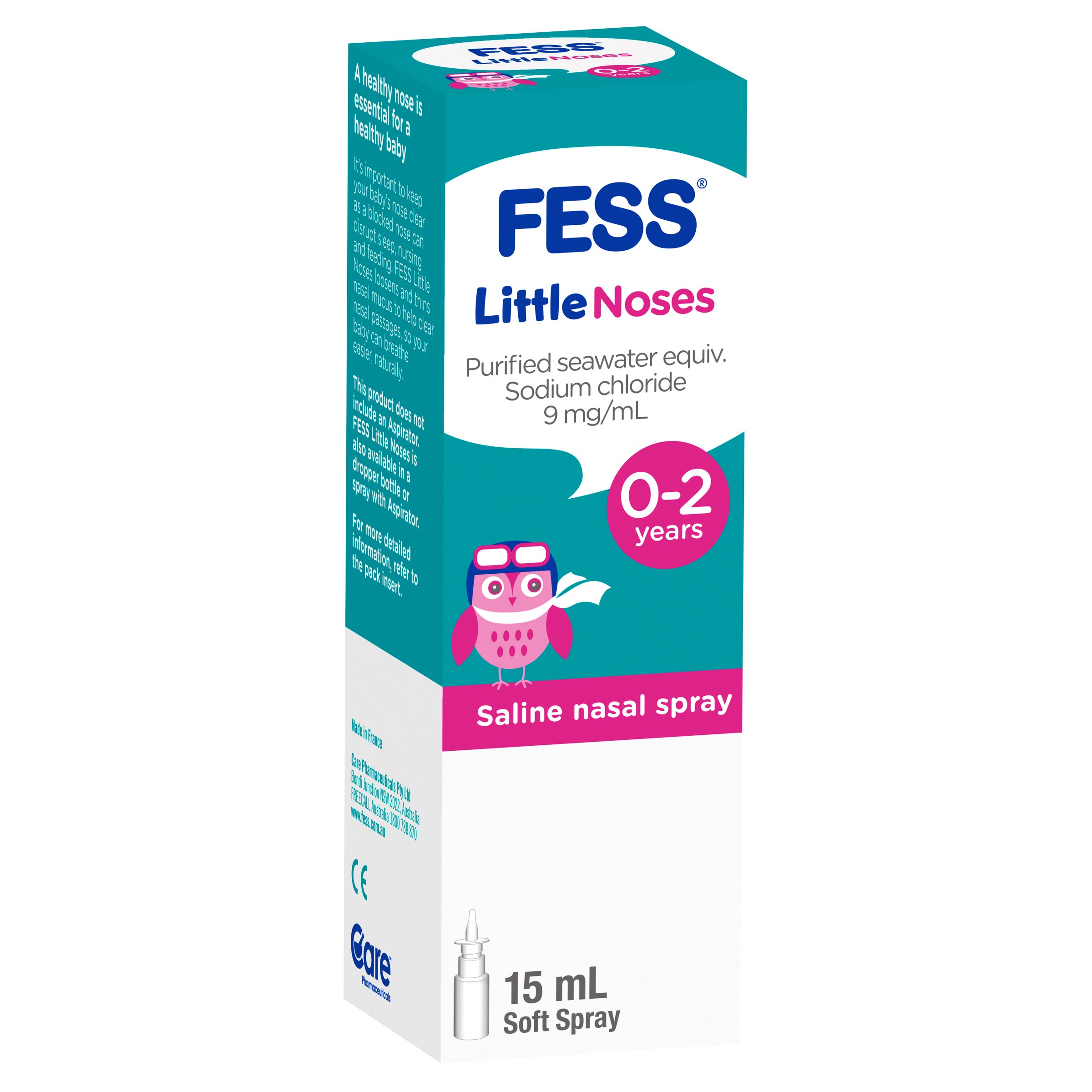 Fess Little Noses Saline Nasal Spray 15ml - Image 12