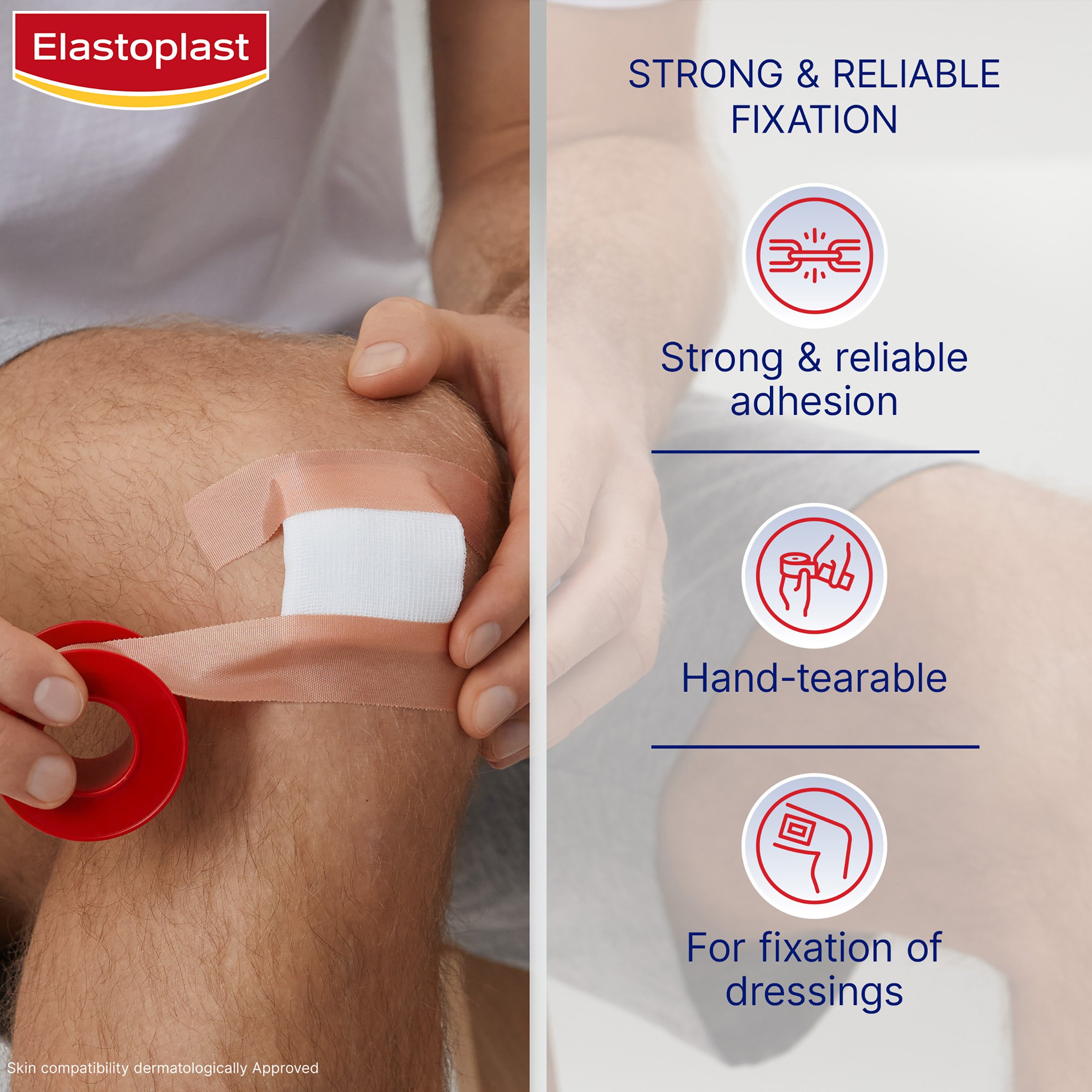 Elastoplast Classic Tape 5m X 2.5cm - 1 roll - Image 5