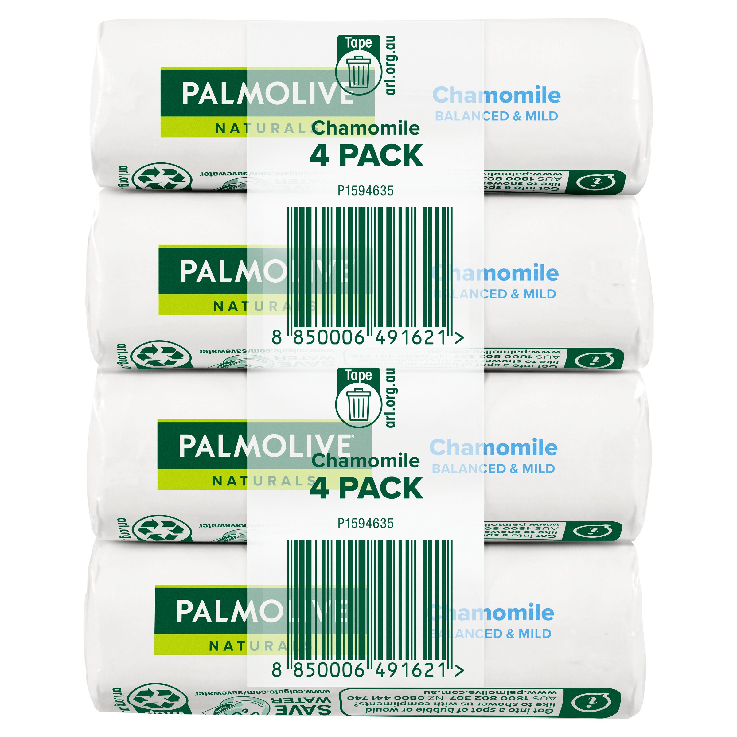 Palmolive Naturals Soap White Chamomile 90g - 4 Pack - Image 6